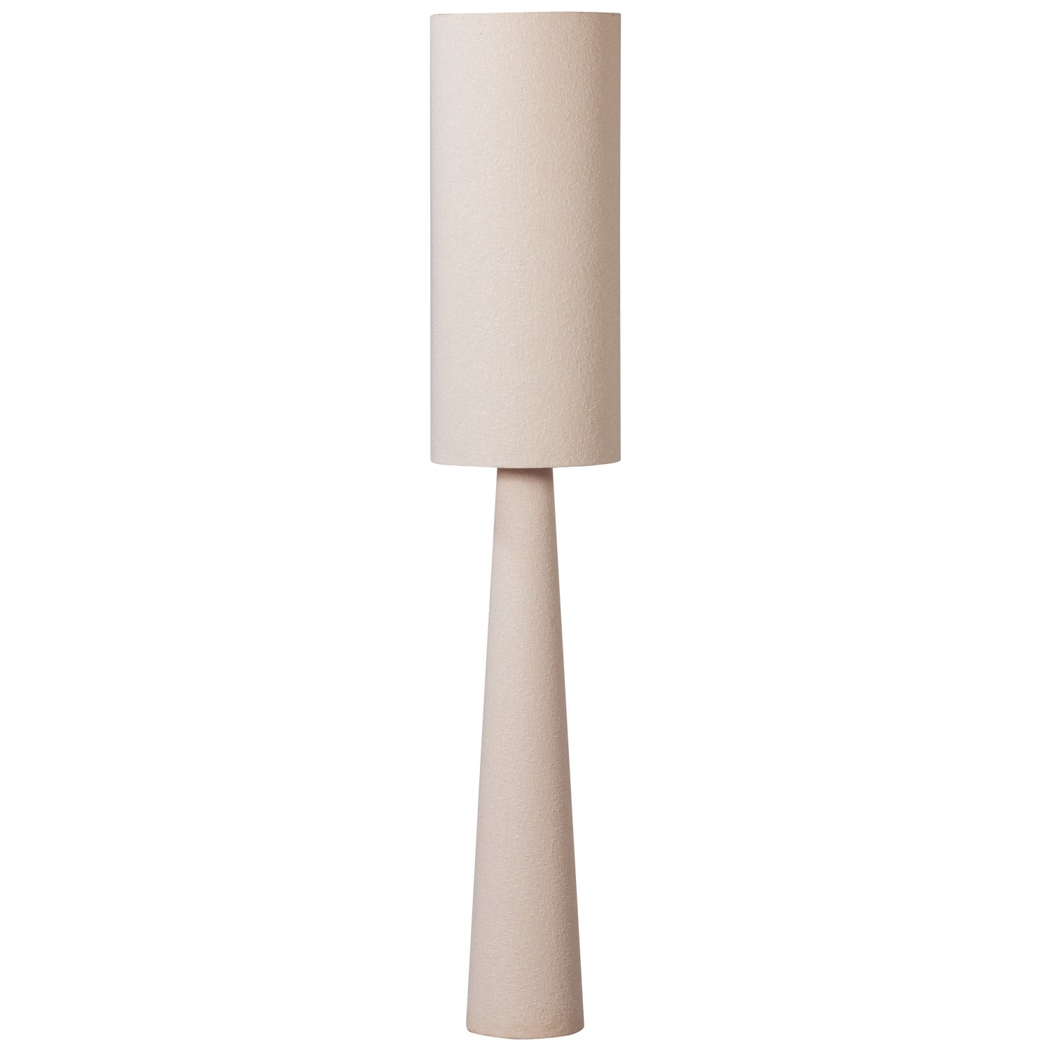 LOFT VLOERLAMP XL METAAL/BOUCLE NATUREL 187xO35CM