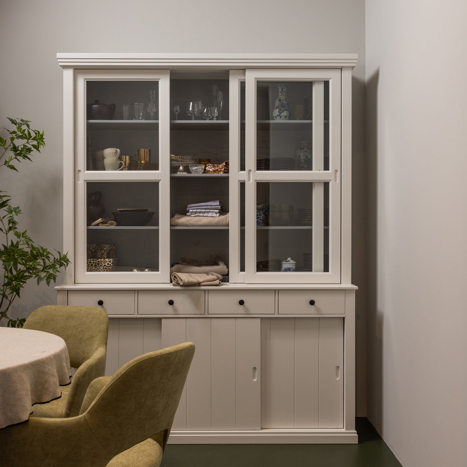 Lagos Buffetkast Grenen Wit [fsc]