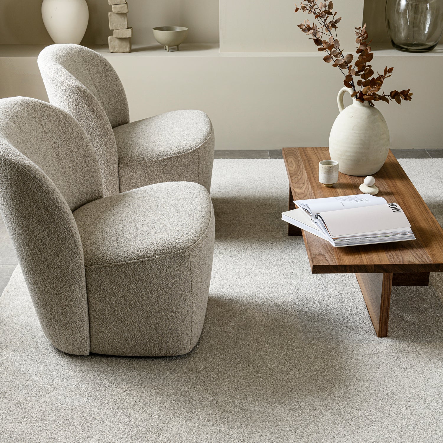 Lofty Fauteuil BouclÉ Naturel