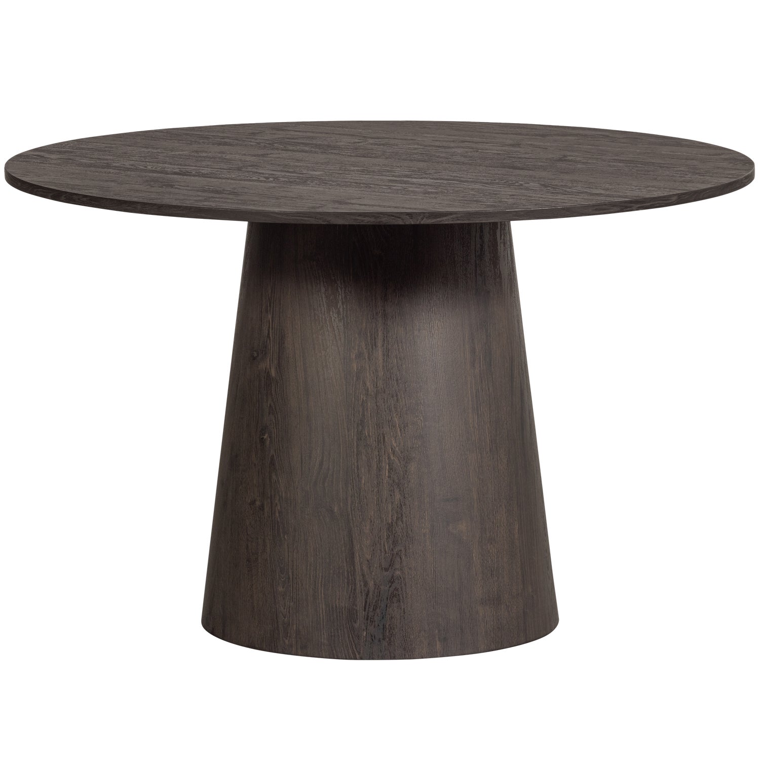 MAAN EETTAFEL ROND MDF DONKERBRUIN Ø120CM