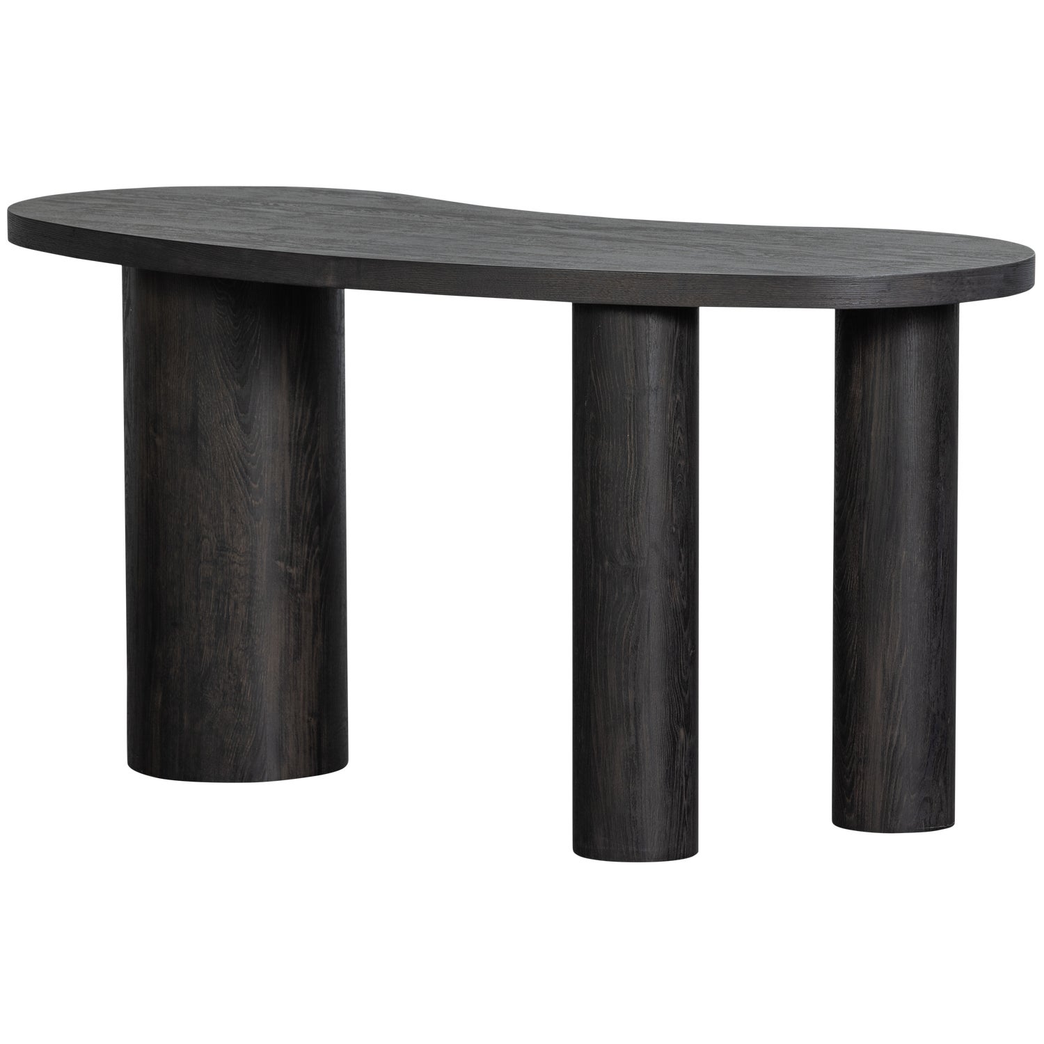 MAAN ORGANISCH SIDETABLE/BUREAU MDF DONKERBRUIN