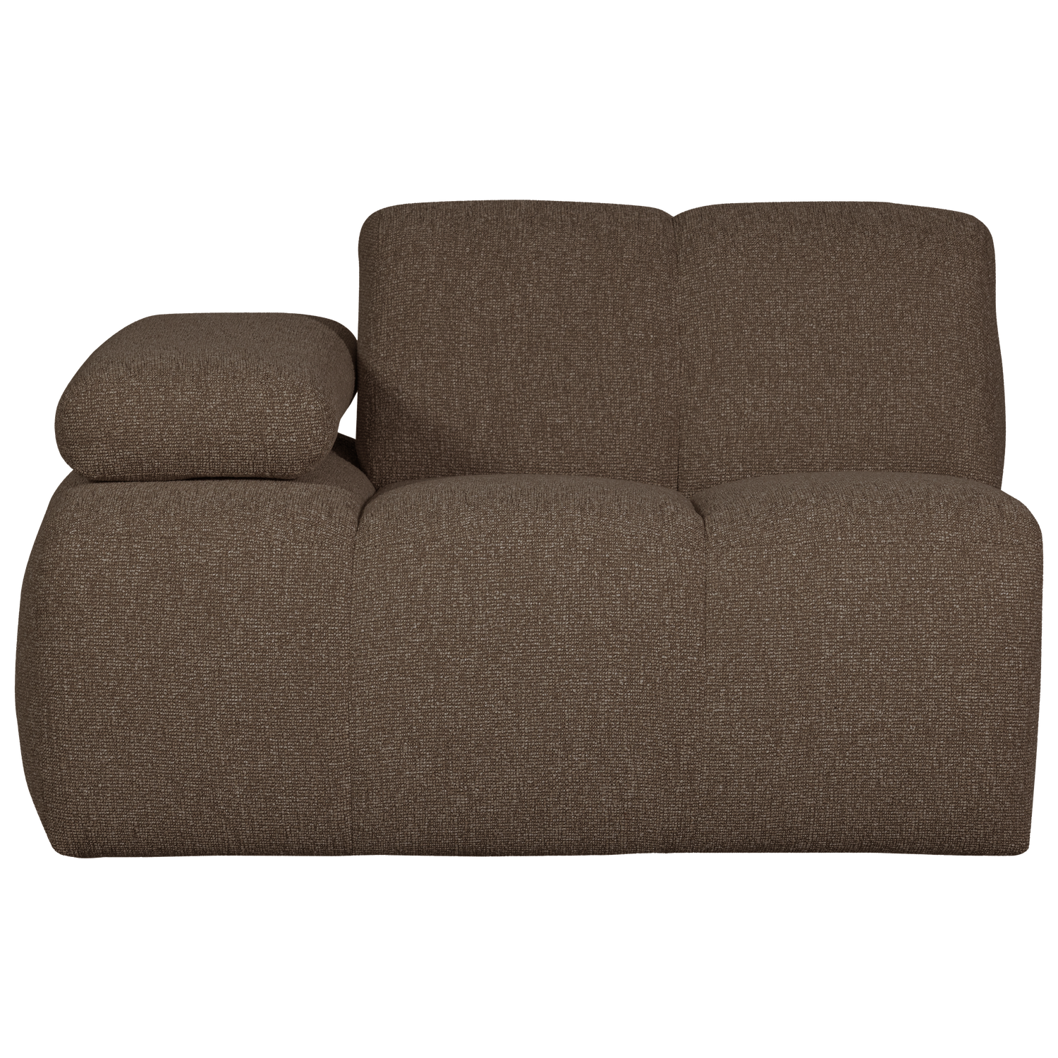 MOJO 1-ZITS MET ARM LINKS BOUCLE BRUIN MELANGE