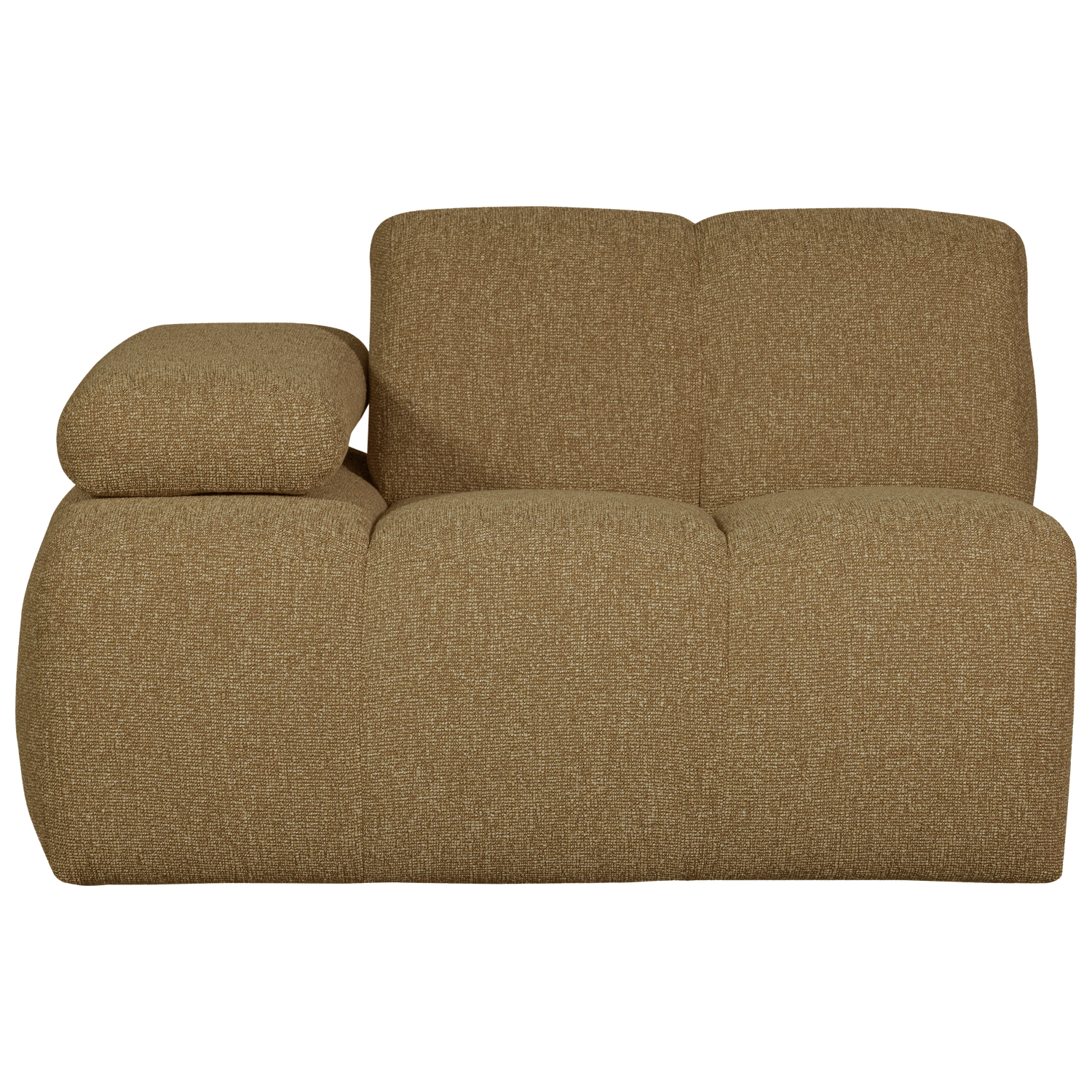 MOJO 1-ZITS MET ARM LINKS BOUCLE GEEL/BRUIN MELANGE