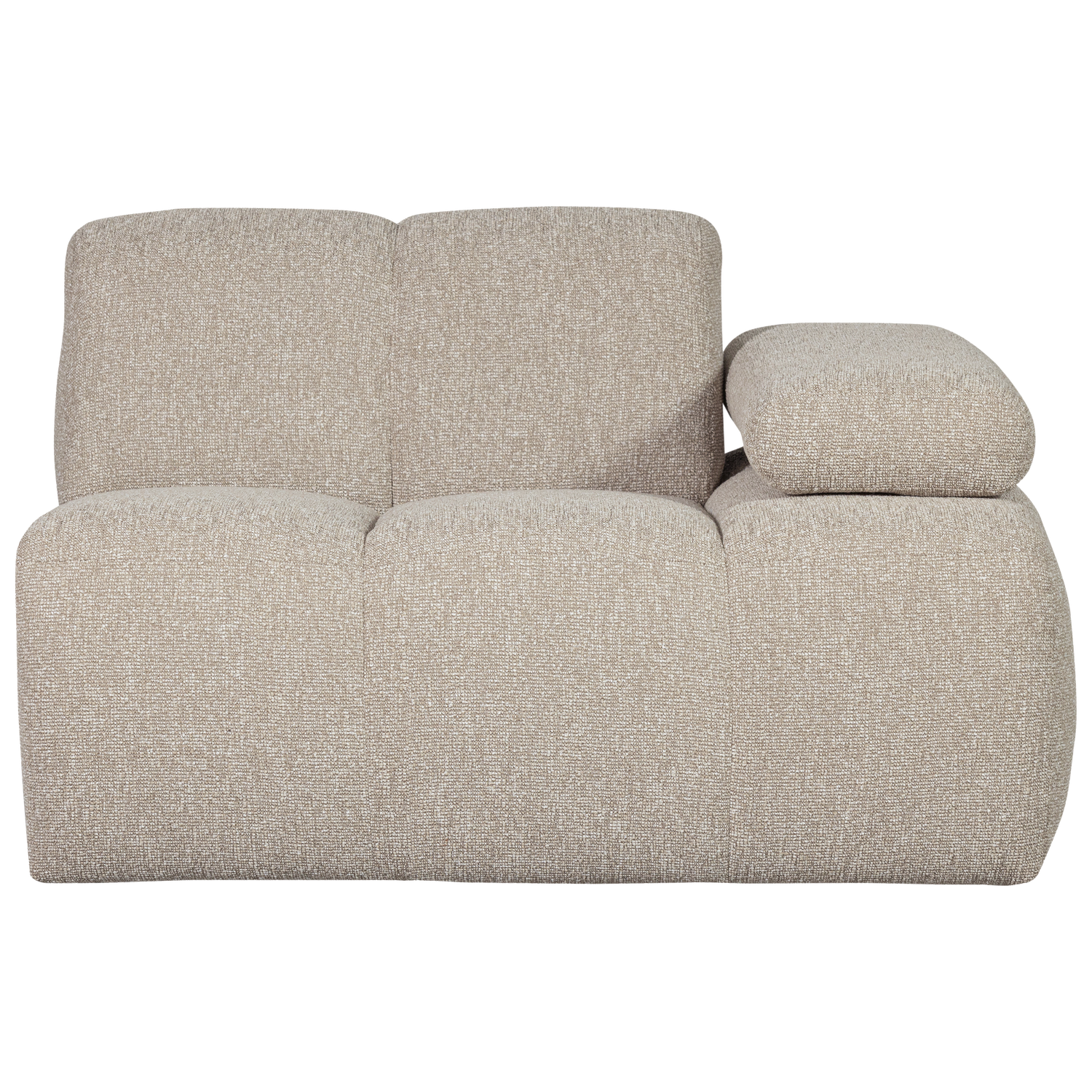 MOJO 1-ZITS MET ARM RECHTS BOUCLE BEIGE MELANGE