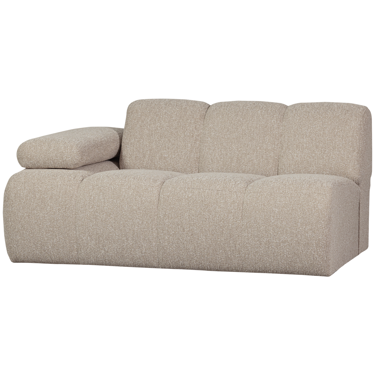 MOJO 1,5-ZITS MET ARM LINKS BOUCLE BEIGE MELANGE