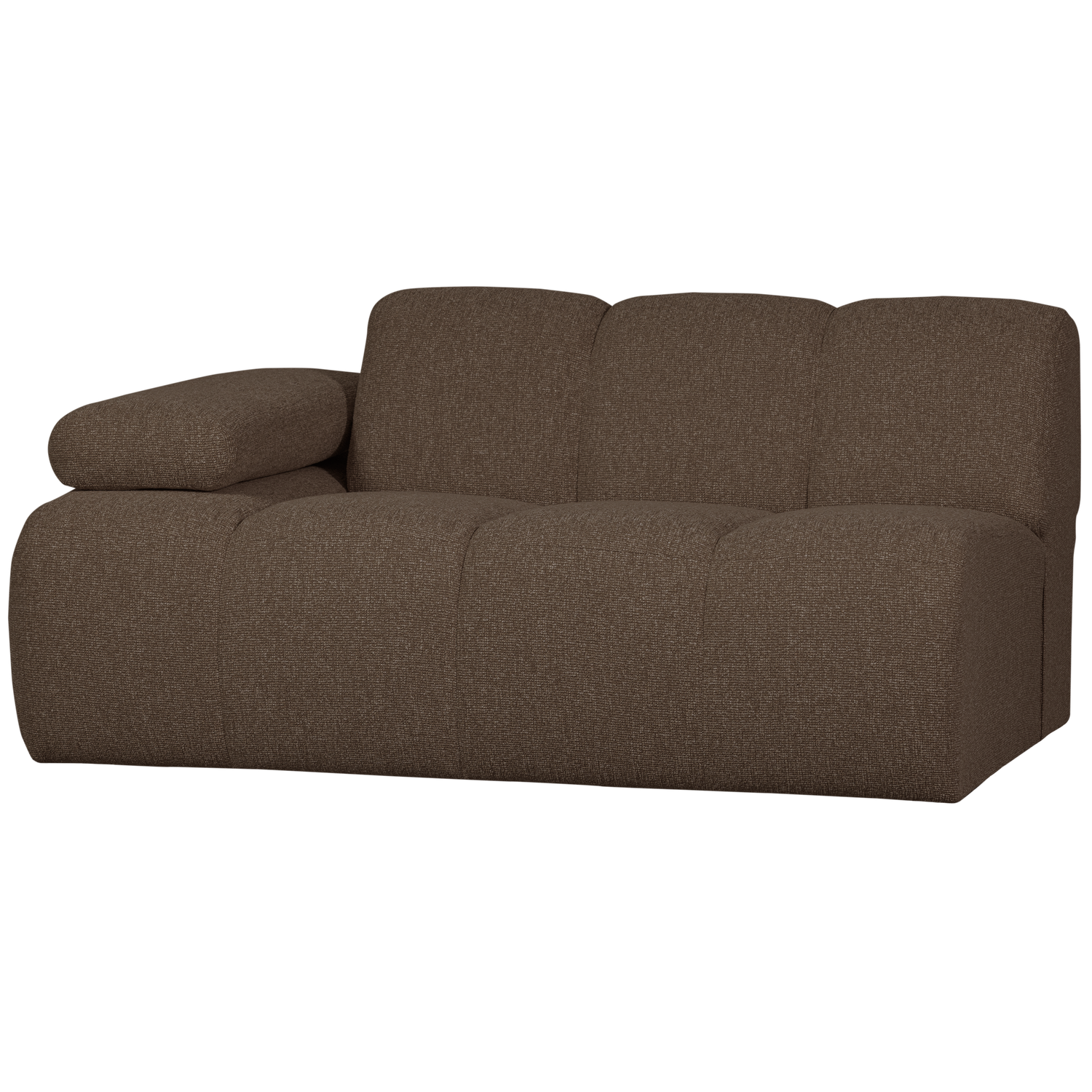 MOJO 1,5-ZITS MET ARM LINKS BOUCLE BRUIN MELANGE