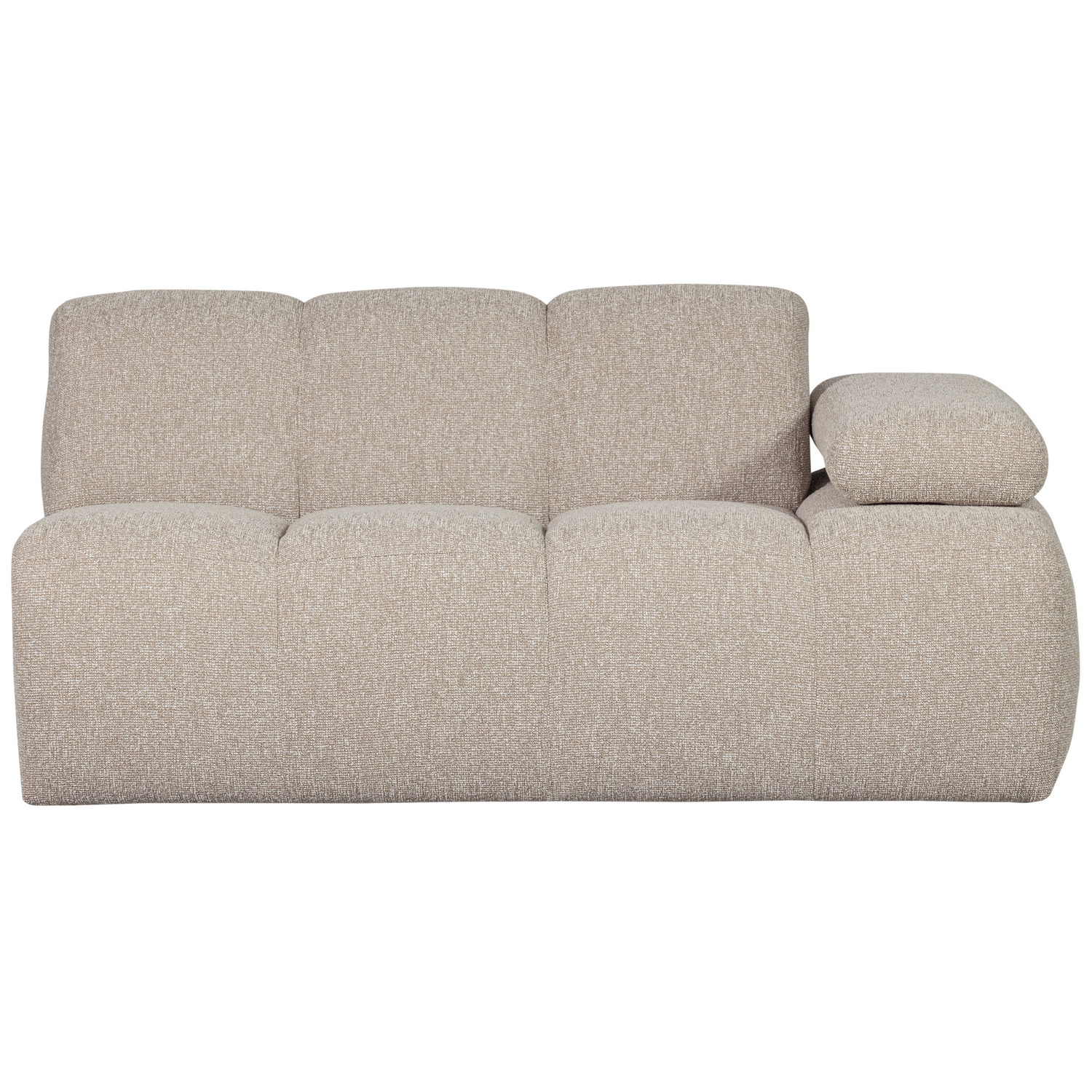 MOJO 1,5-ZITS MET ARM RECHTS BOUCLE BEIGE MELANGE