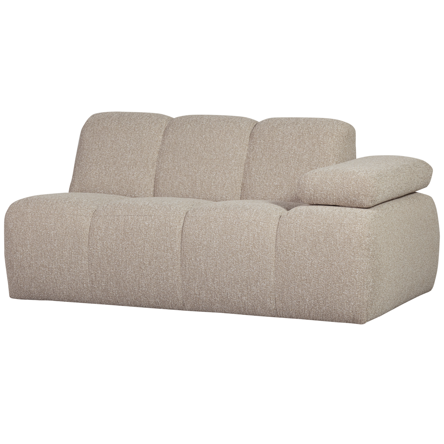 MOJO 1,5-ZITS MET ARM RECHTS BOUCLE BEIGE MELANGE