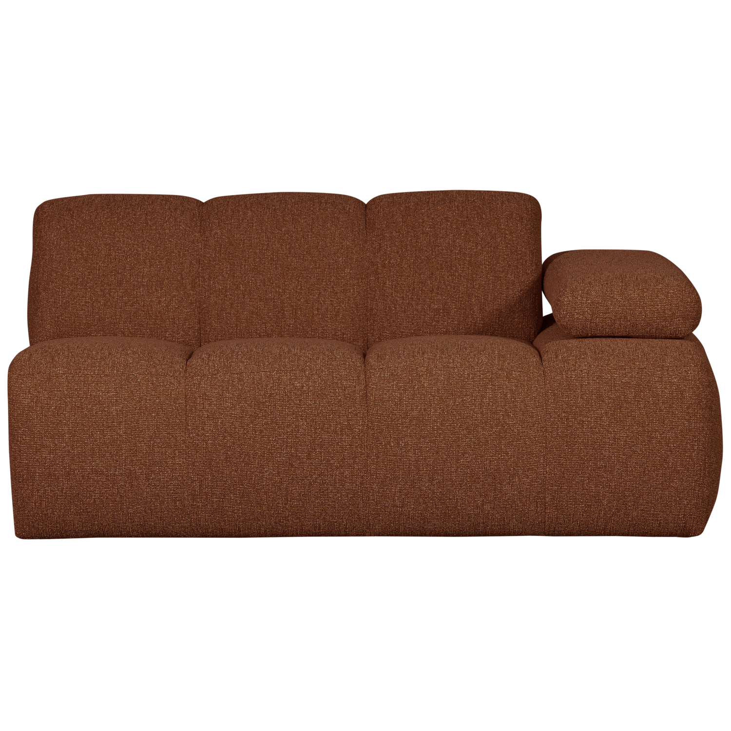 MOJO 1,5-ZITS MET ARM RECHTS BOUCLE ROEST BRUIN MELANGE