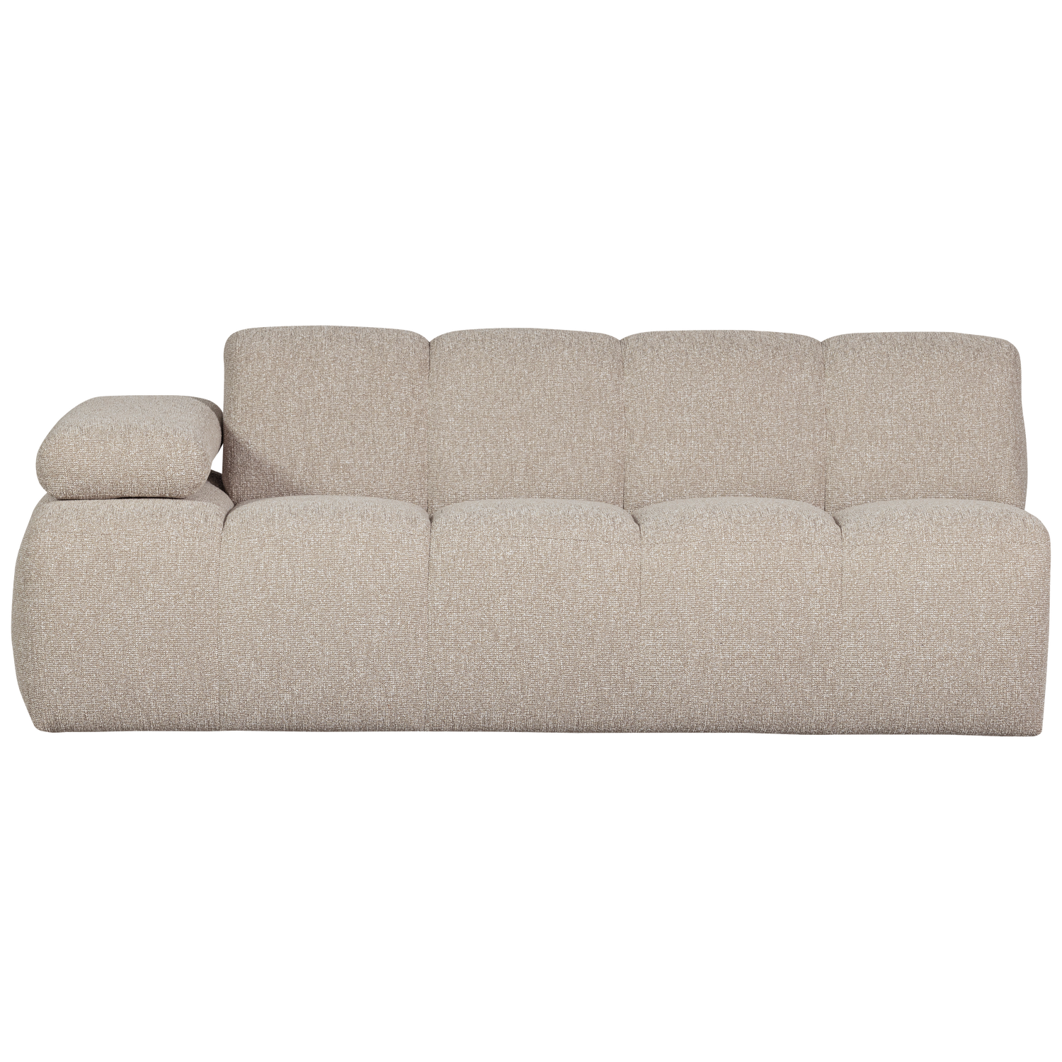MOJO 2-ZITS MET ARM LINKS BOUCLE BEIGE MELANGE