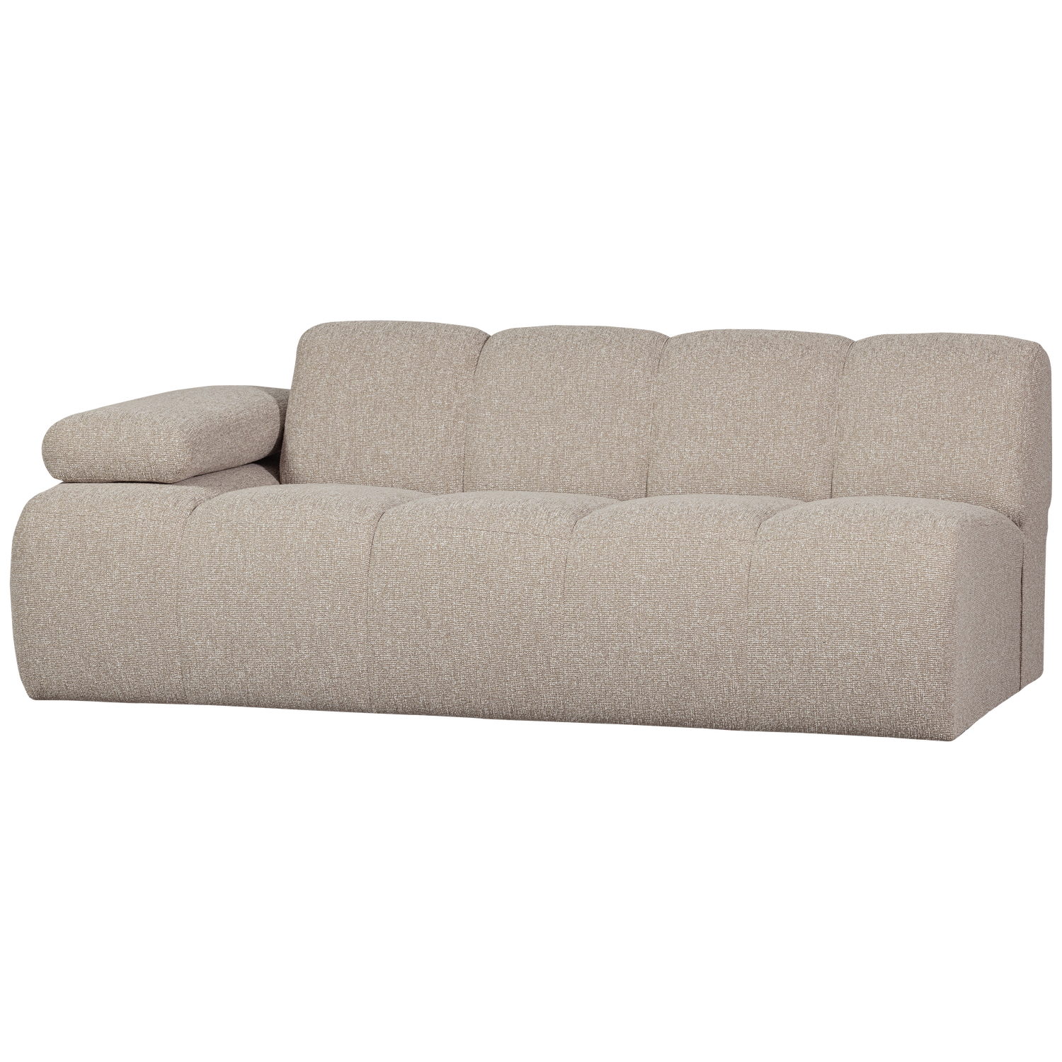 MOJO 2-ZITS MET ARM LINKS BOUCLE BEIGE MELANGE