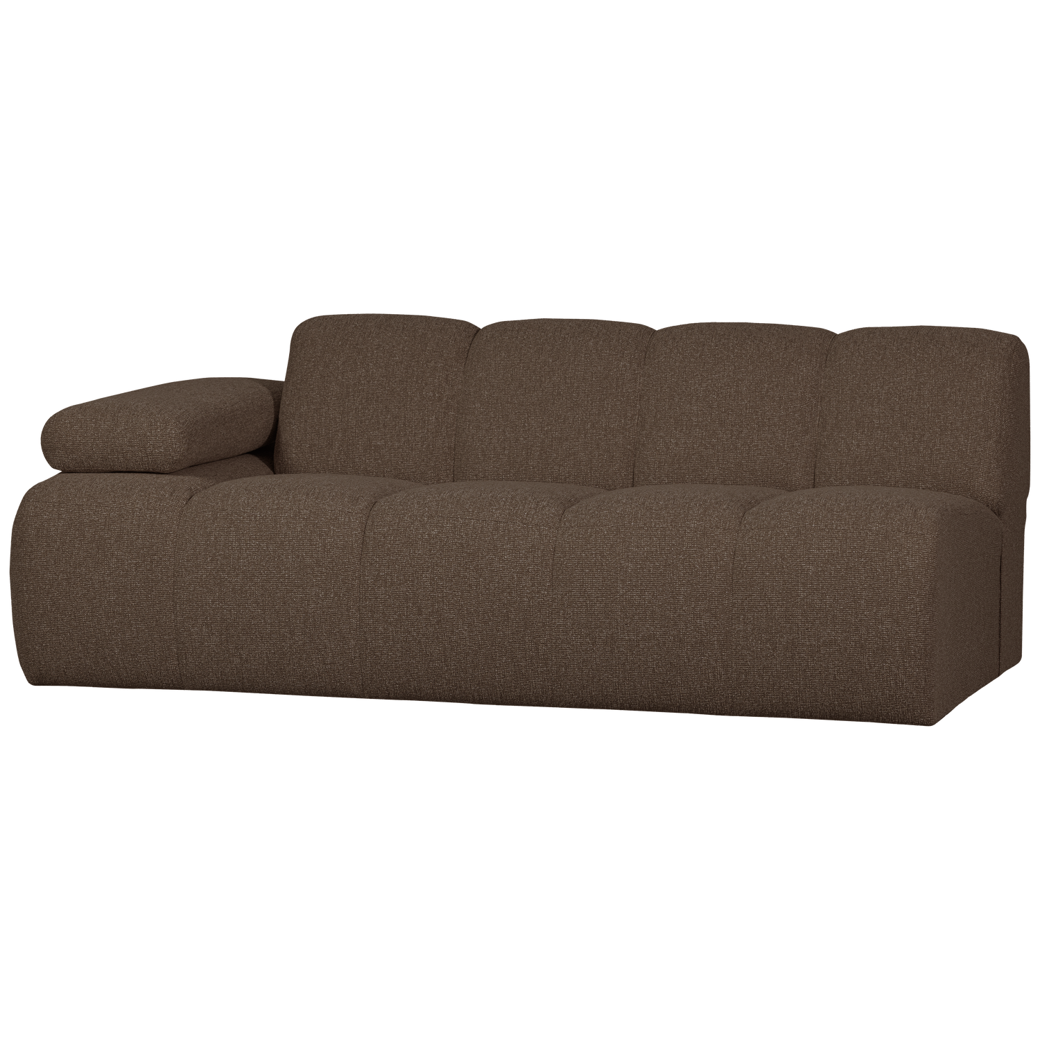 MOJO 2-ZITS MET ARM LINKS BOUCLE BRUIN MELANGE
