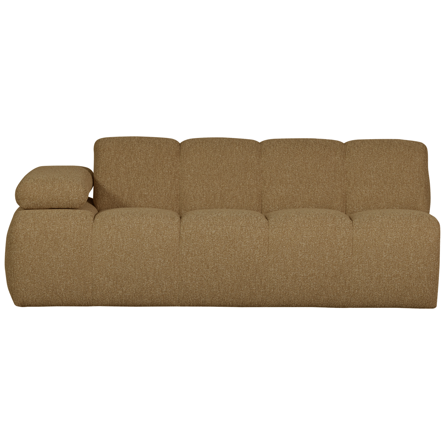 MOJO 2-ZITS MET ARM LINKS BOUCLE GEEL/BRUIN MELANGE