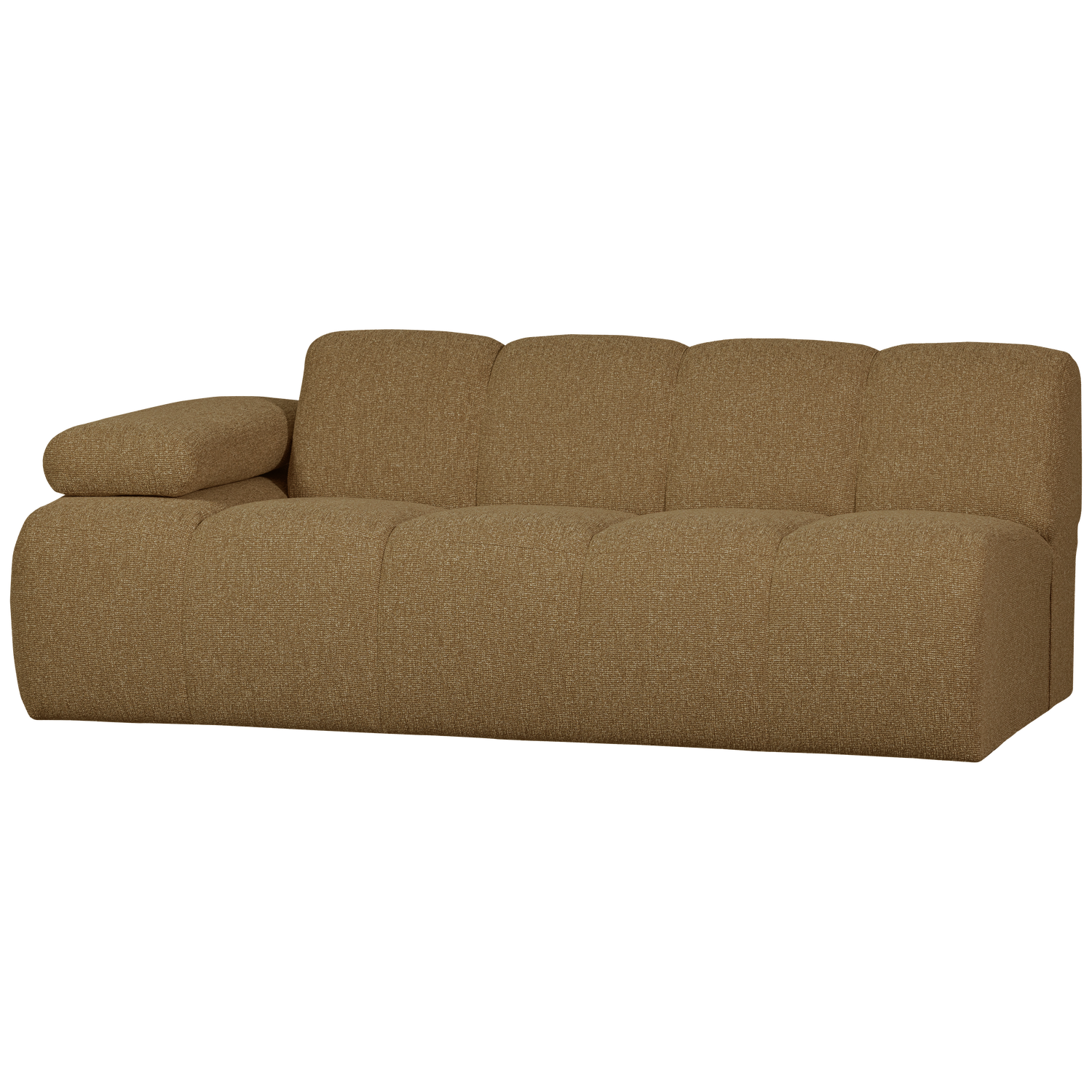 MOJO 2-ZITS MET ARM LINKS BOUCLE GEEL/BRUIN MELANGE