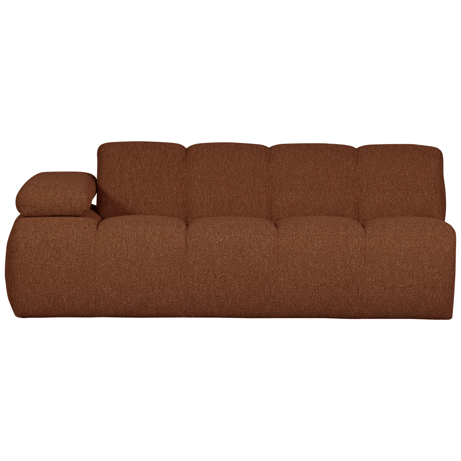 MOJO 2-ZITS MET ARM LINKS BOUCLE ROEST BRUIN MELANGE