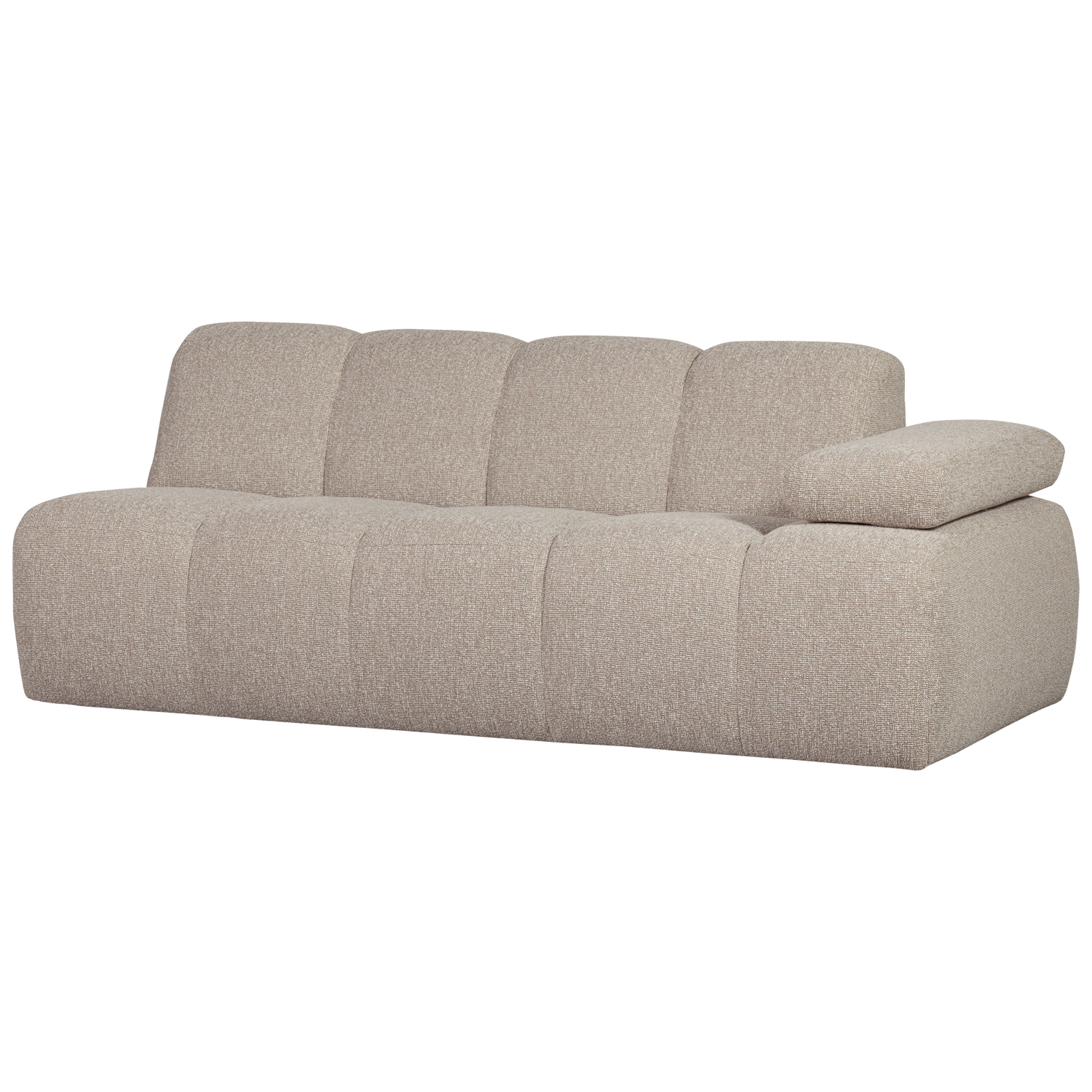 MOJO 2-ZITS MET ARM RECHTS BOUCLE BEIGE MELANGE