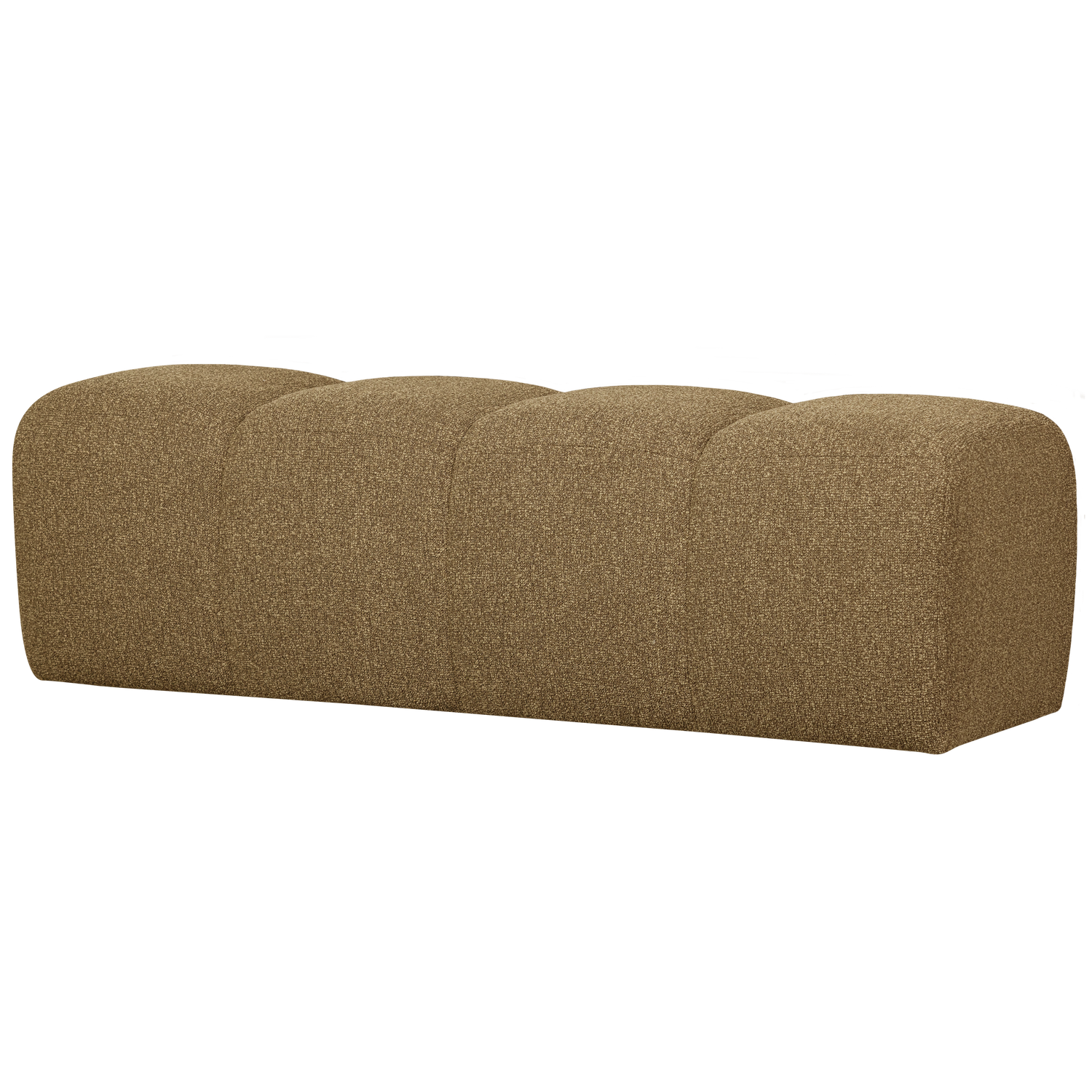 MOJO BANKJE 160CM BOUCLE GEEL/BRUIN MELANGE
