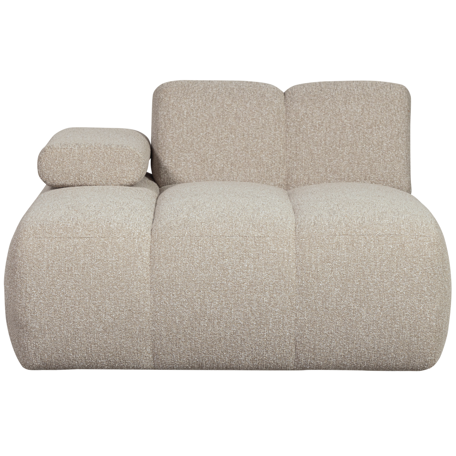 MOJO CHAISE LONGUE ELEMENT LINKS BOUCLE BEIGE MELANGE