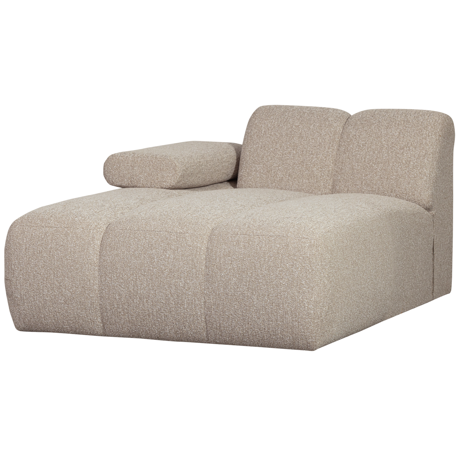 MOJO CHAISE LONGUE ELEMENT LINKS BOUCLE BEIGE MELANGE