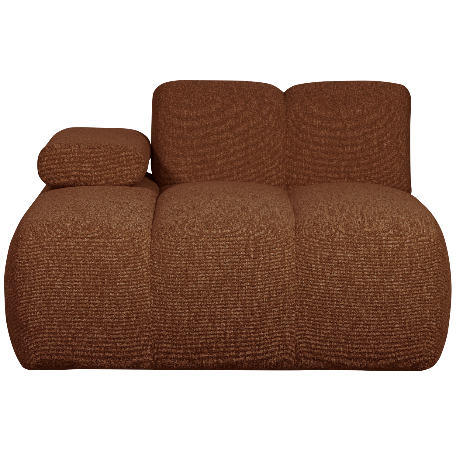 MOJO CHAISE LONGUE ELEMENT LINKS BOUCLE ROEST BRUIN MELANGE
