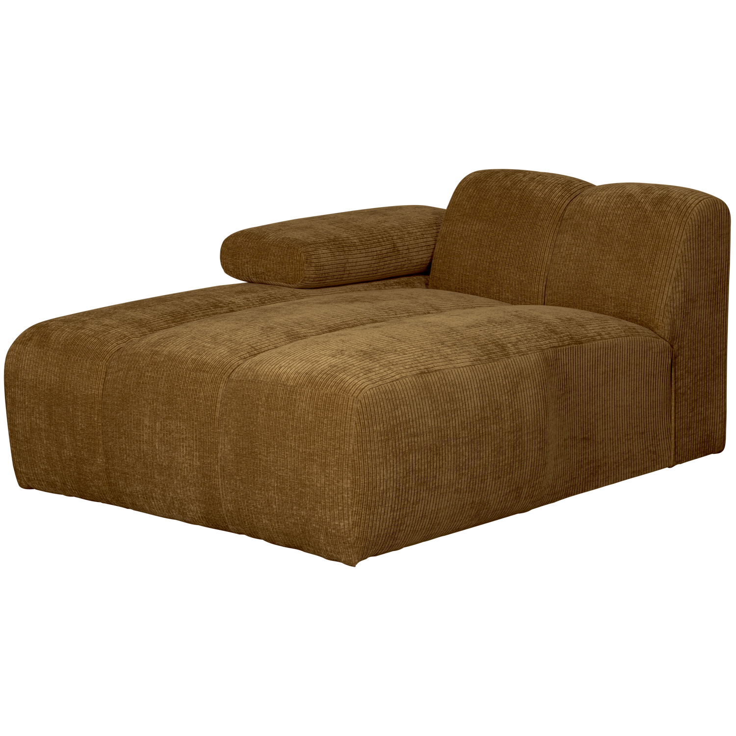 MOJO CHAISE LONGUE ELEMENT LINKS GEWEVEN RIBSTOF HONING GEEL