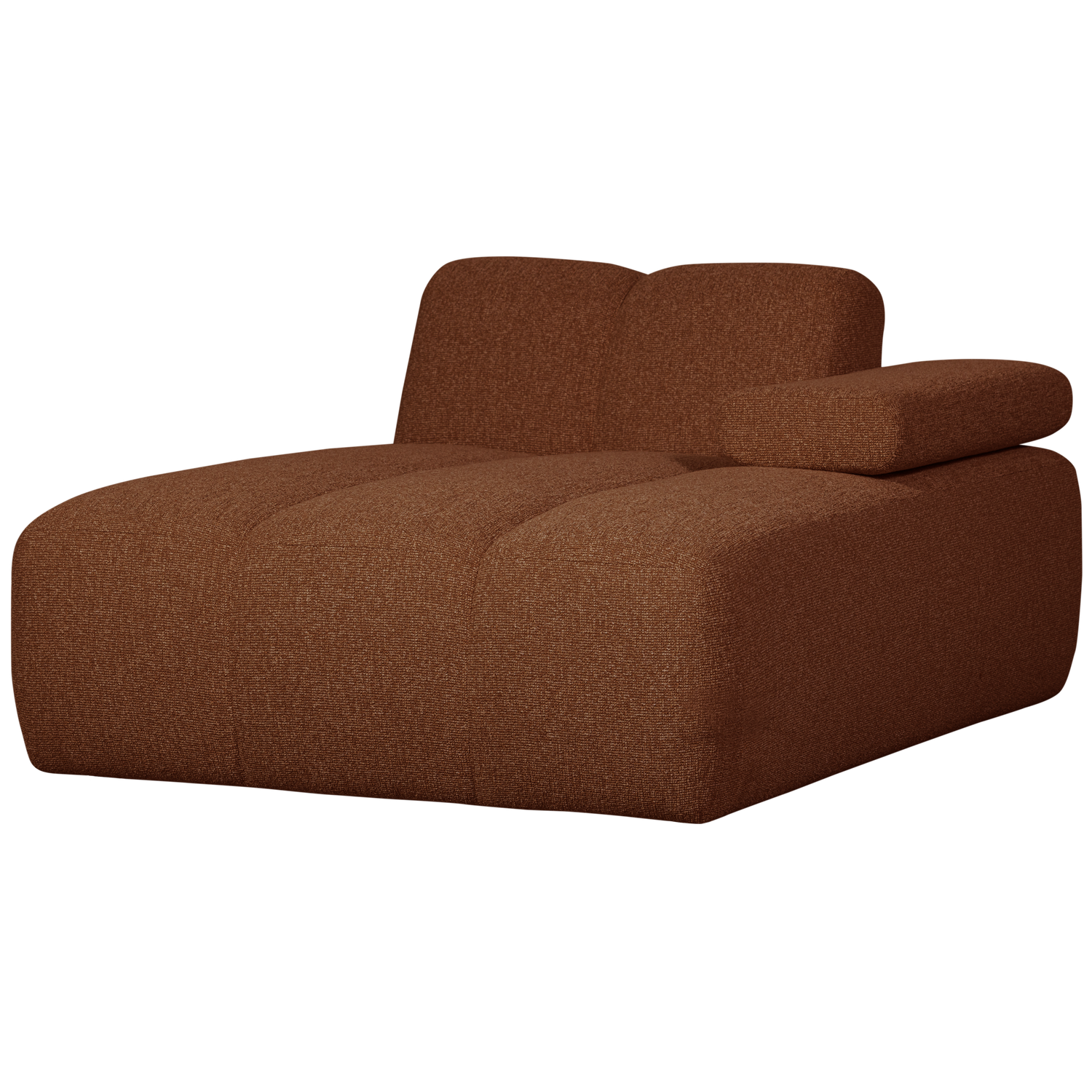 MOJO CHAISE LONGUE ELEMENT RECHTS BOUCLE ROEST BRUIN MELANGE