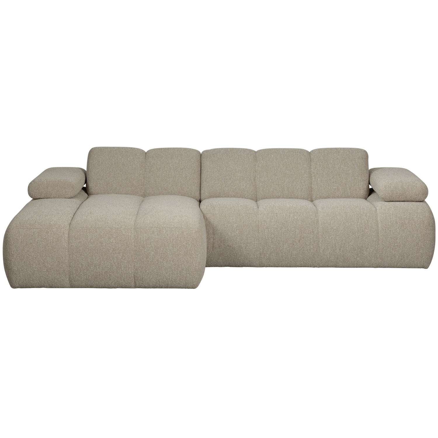 MOJO CHAISE LONGUE LINKS BOUCLE BEIGE MELANGE
