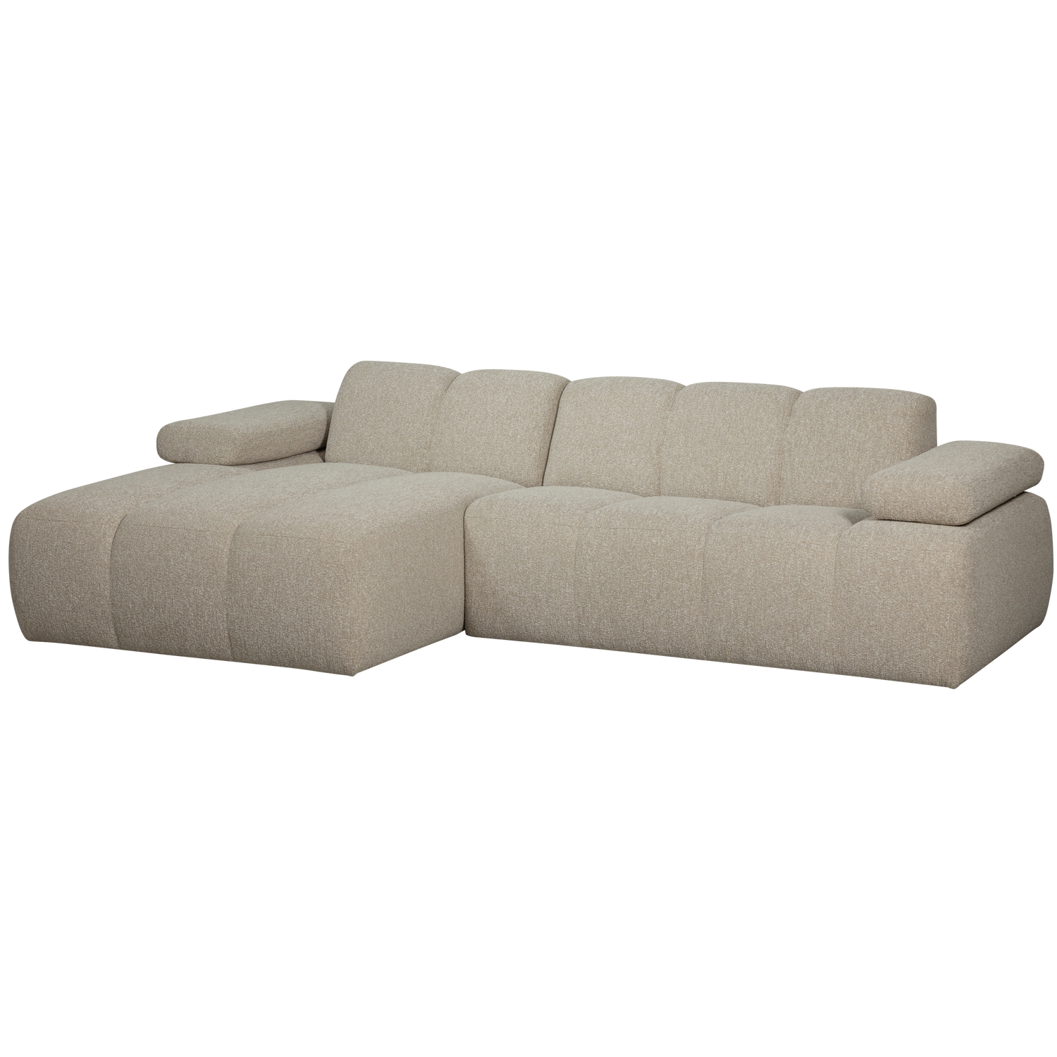 MOJO CHAISE LONGUE LINKS BOUCLE BEIGE MELANGE