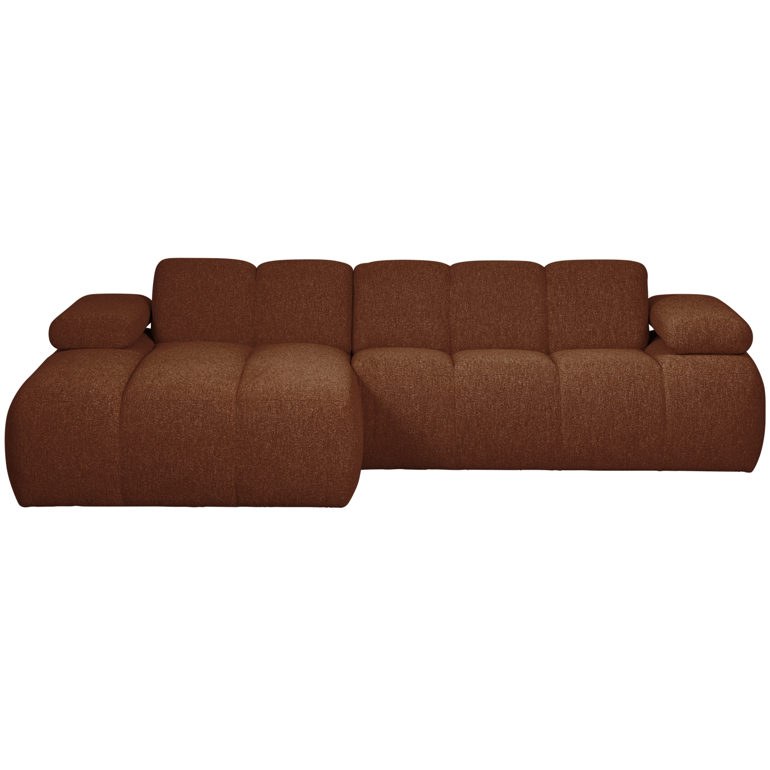 MOJO CHAISE LONGUE LINKS BOUCLE ROEST BRUIN MELANGE