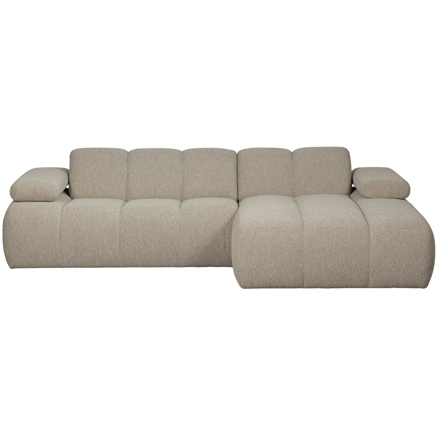 MOJO CHAISE LONGUE RECHTS BOUCLE BEIGE MELANGE