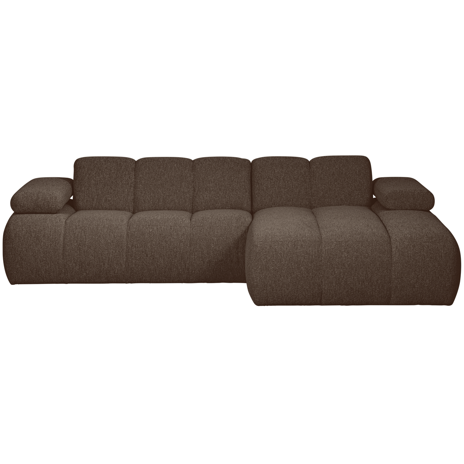 MOJO CHAISE LONGUE RECHTS BOUCLE BRUIN MELANGE