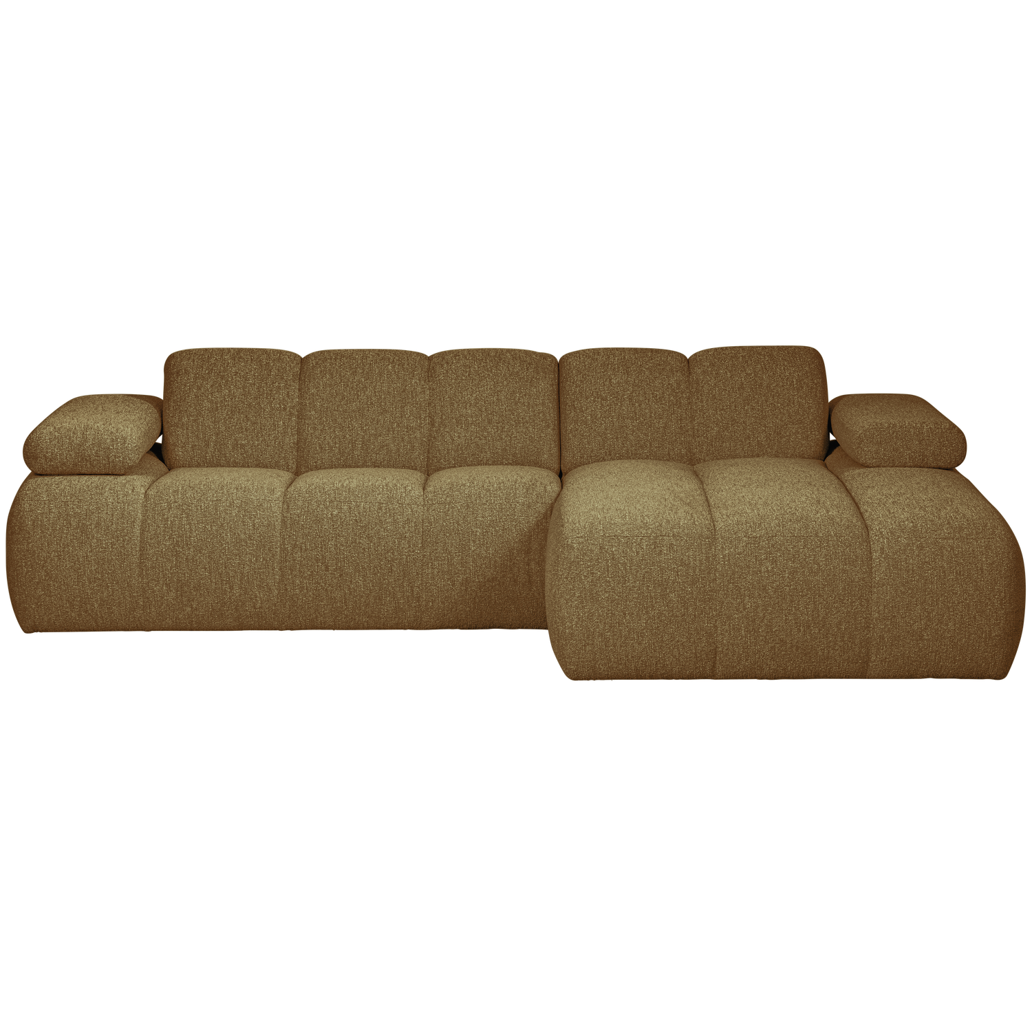 MOJO CHAISE LONGUE RECHTS BOUCLE GEEL BRUIN MELANGE