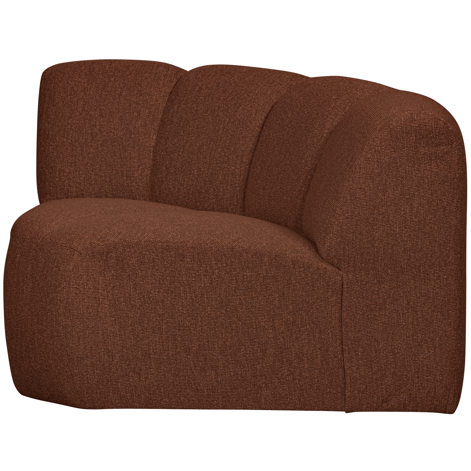 MOJO HOEKELEMENT BOUCLE ROEST BRUIN MELANGE