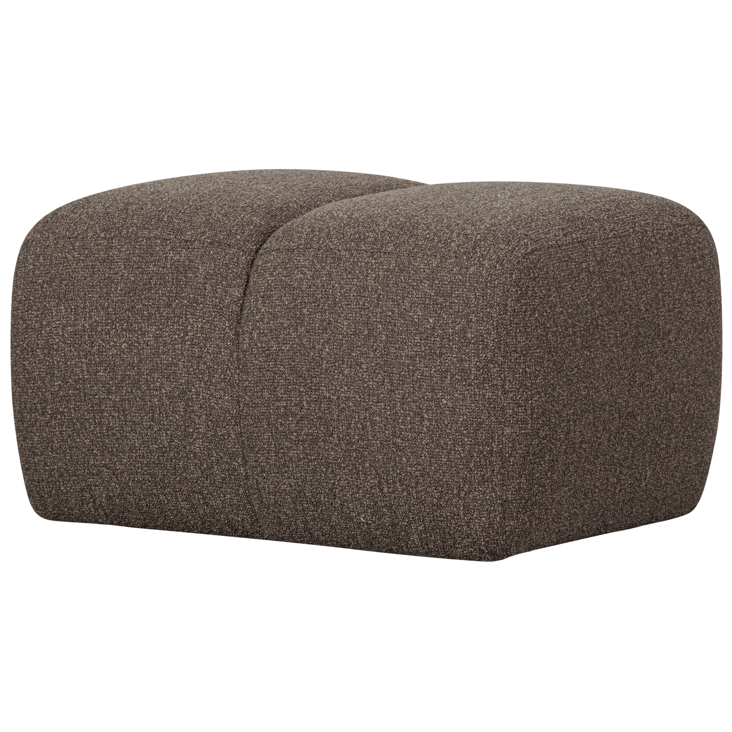 MOJO POEF 45x80x60CM BOUCLE BRUIN MELANGE