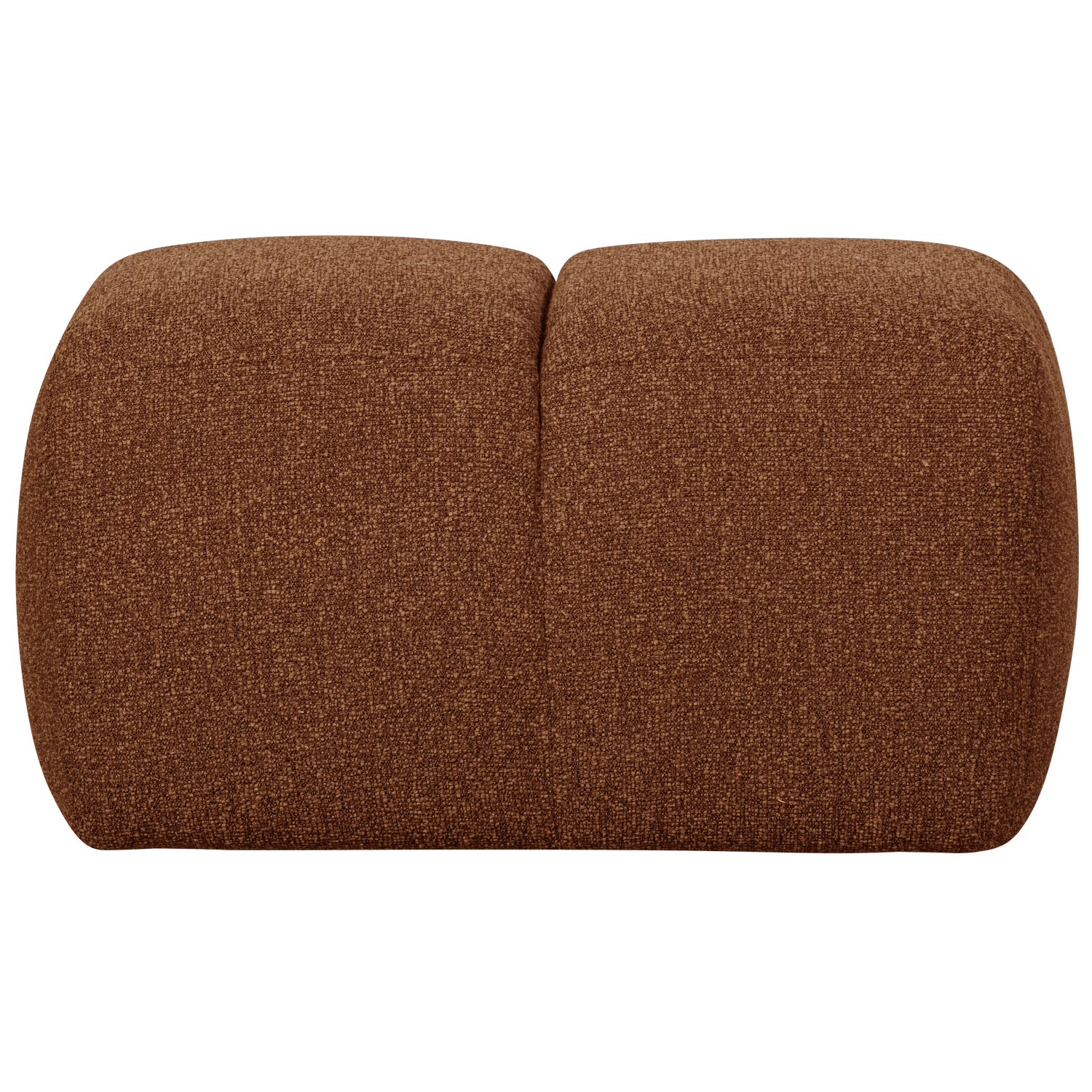MOJO POEF 45x80x60CM BOUCLE ROEST BRUIN MELANGE
