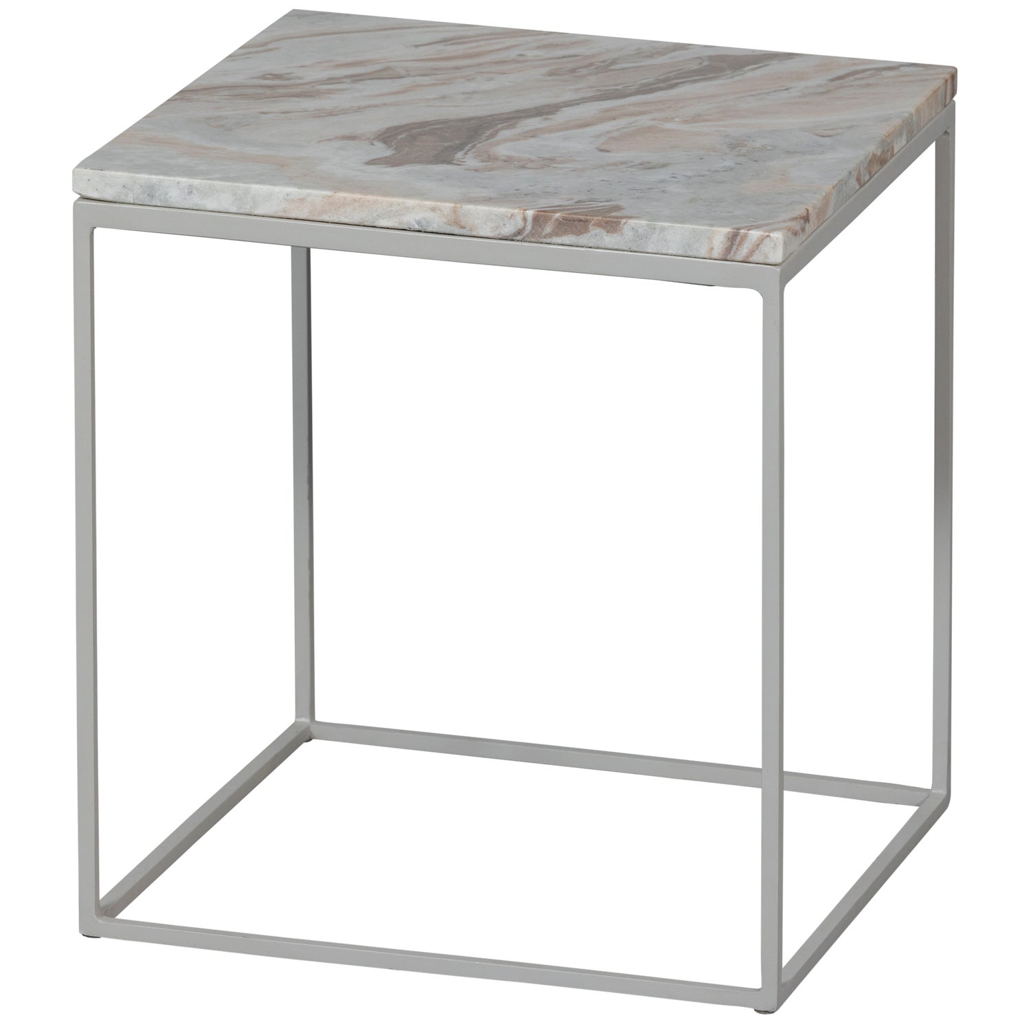 Mellow Bijzettafel Marmer Mist