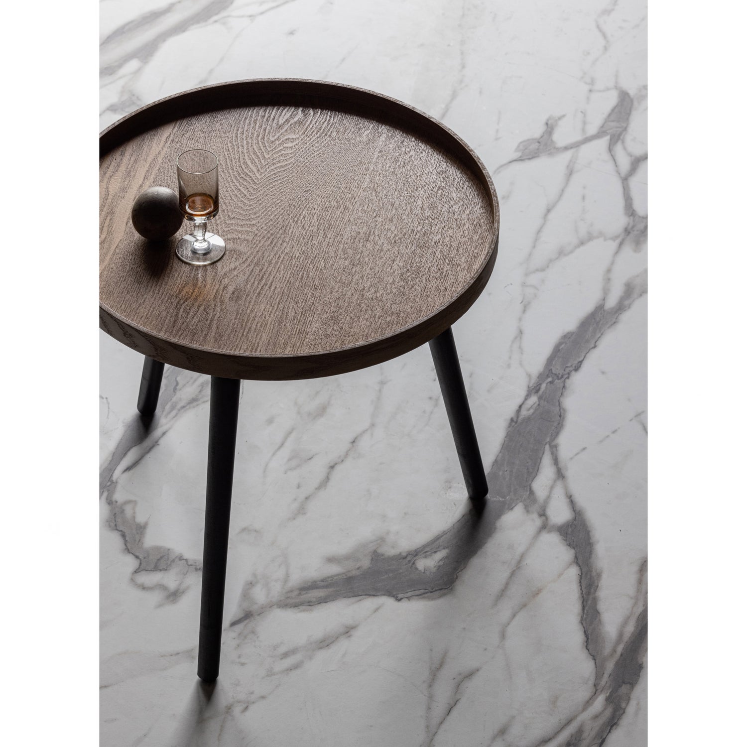 Mesa Bijzettafel M Hout Naturel 45xØ45
