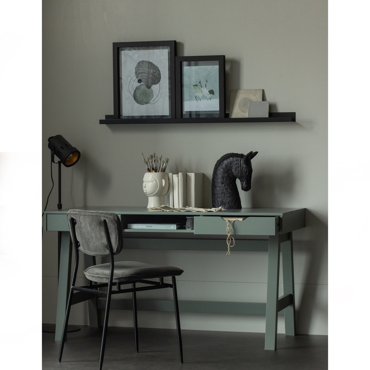Nikki Bureau Grenen Jadegroen [fsc]