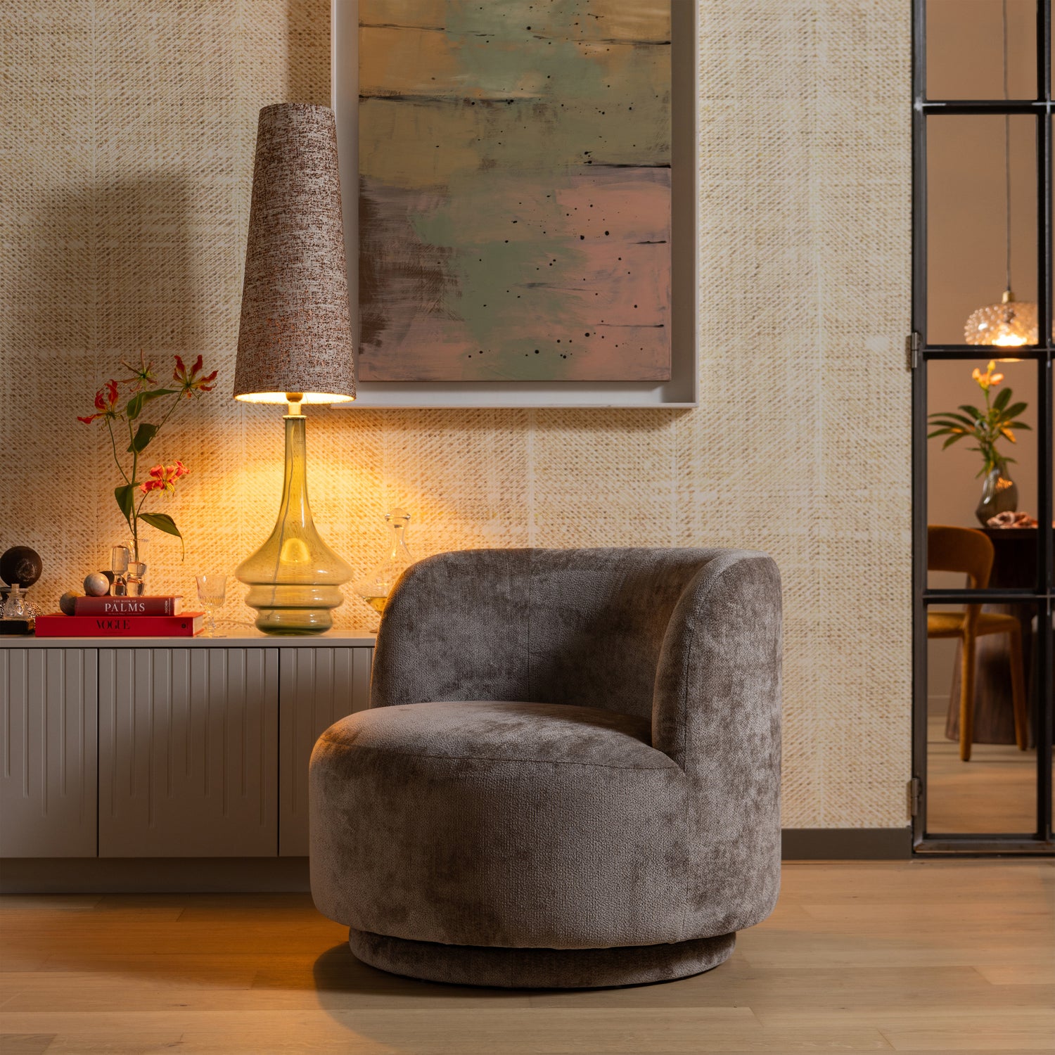 POPULAR FAUTEUIL TAUPE