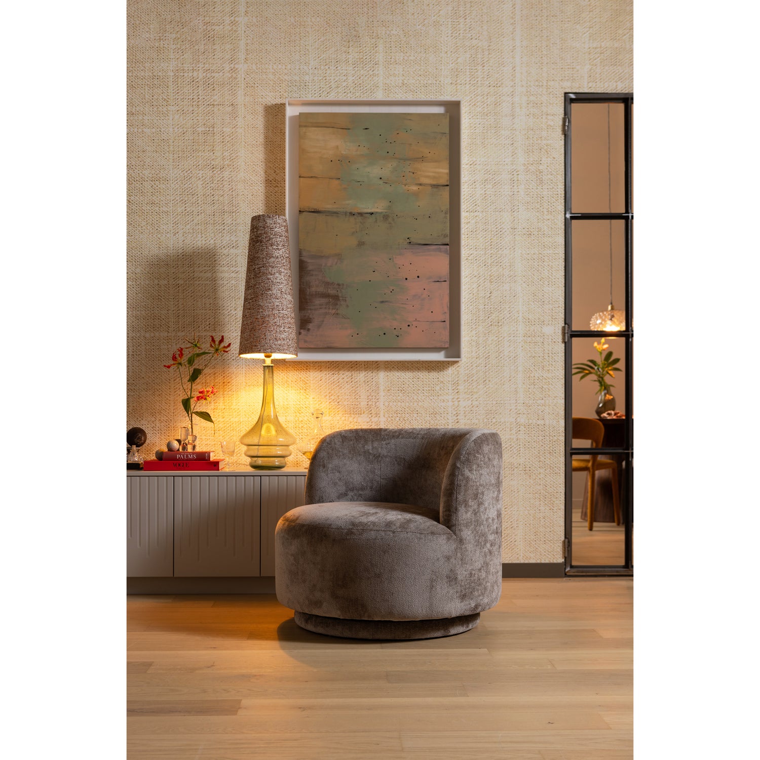 POPULAR FAUTEUIL TAUPE