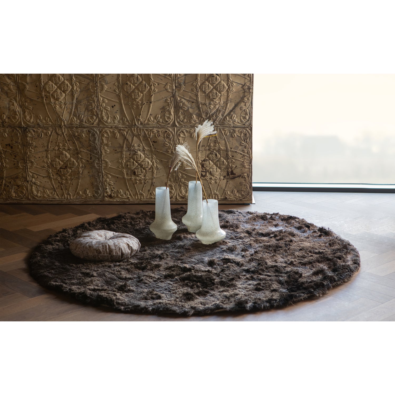 Praline Vloerkleed Coffee Ø200cm