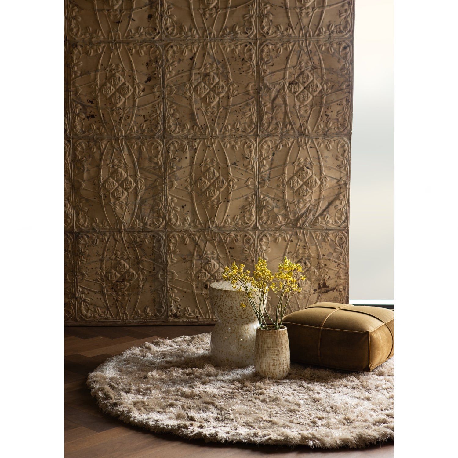 Praline Vloerkleed Nougat Ø200cm