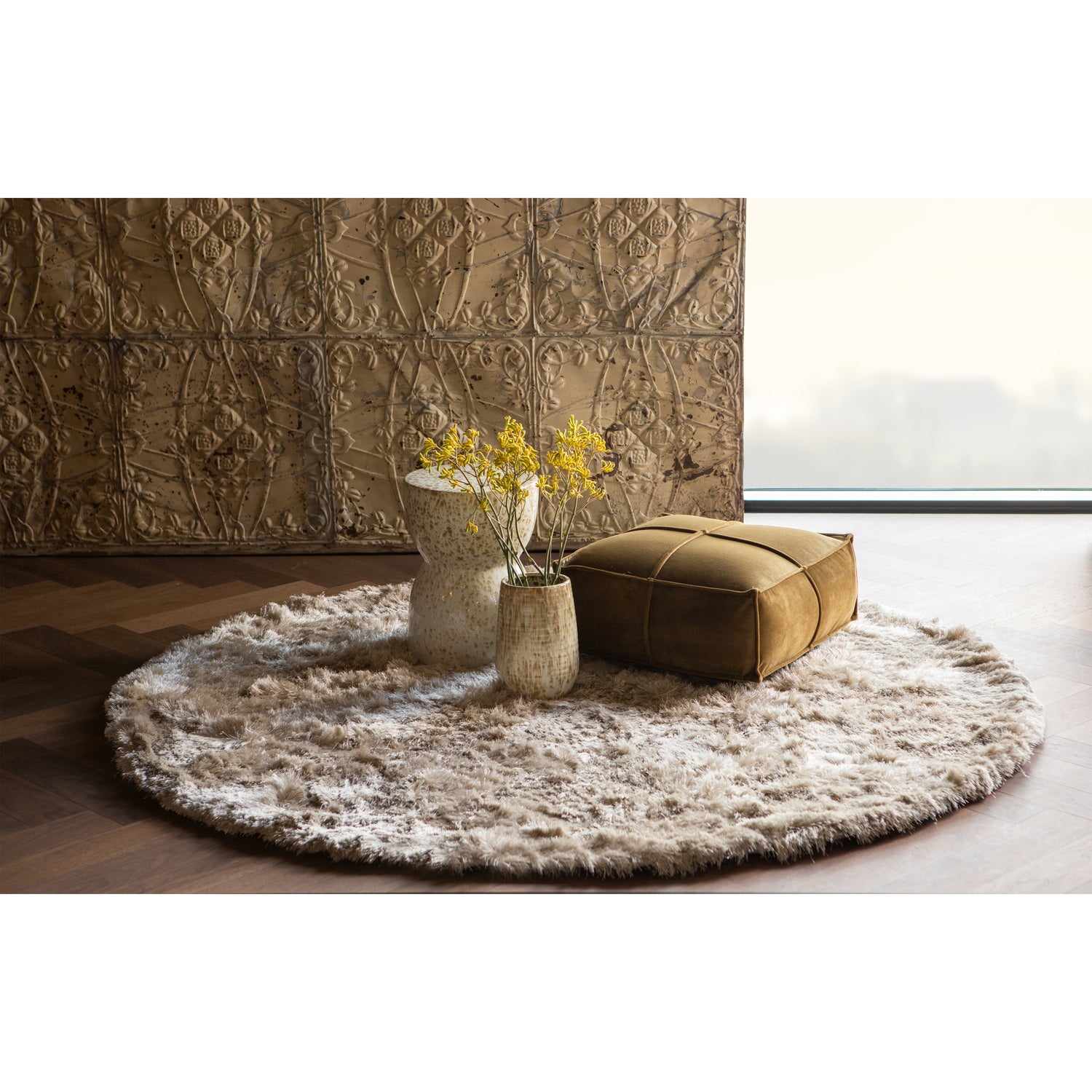 Praline Vloerkleed Nougat Ø200cm