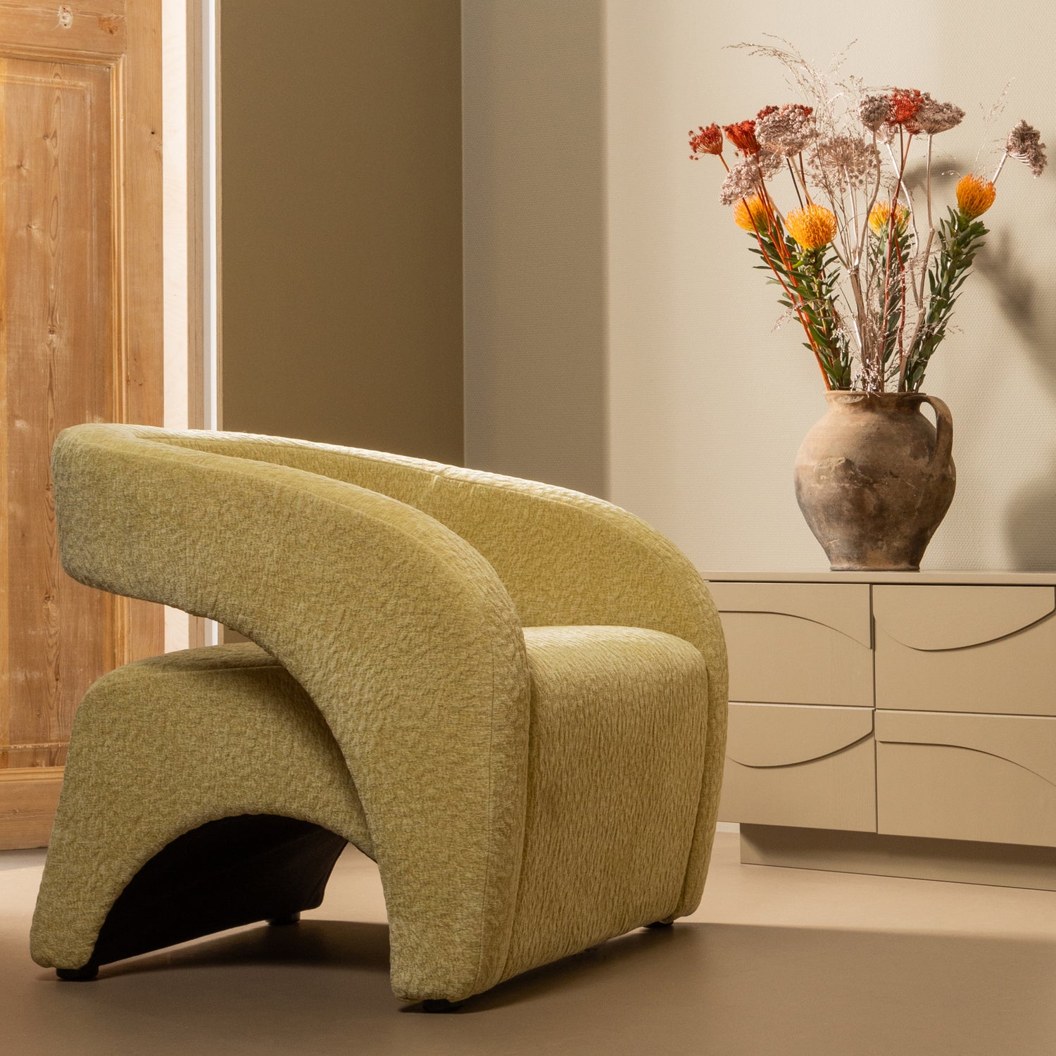 RADIATE FAUTEUIL TEXTURED LIME