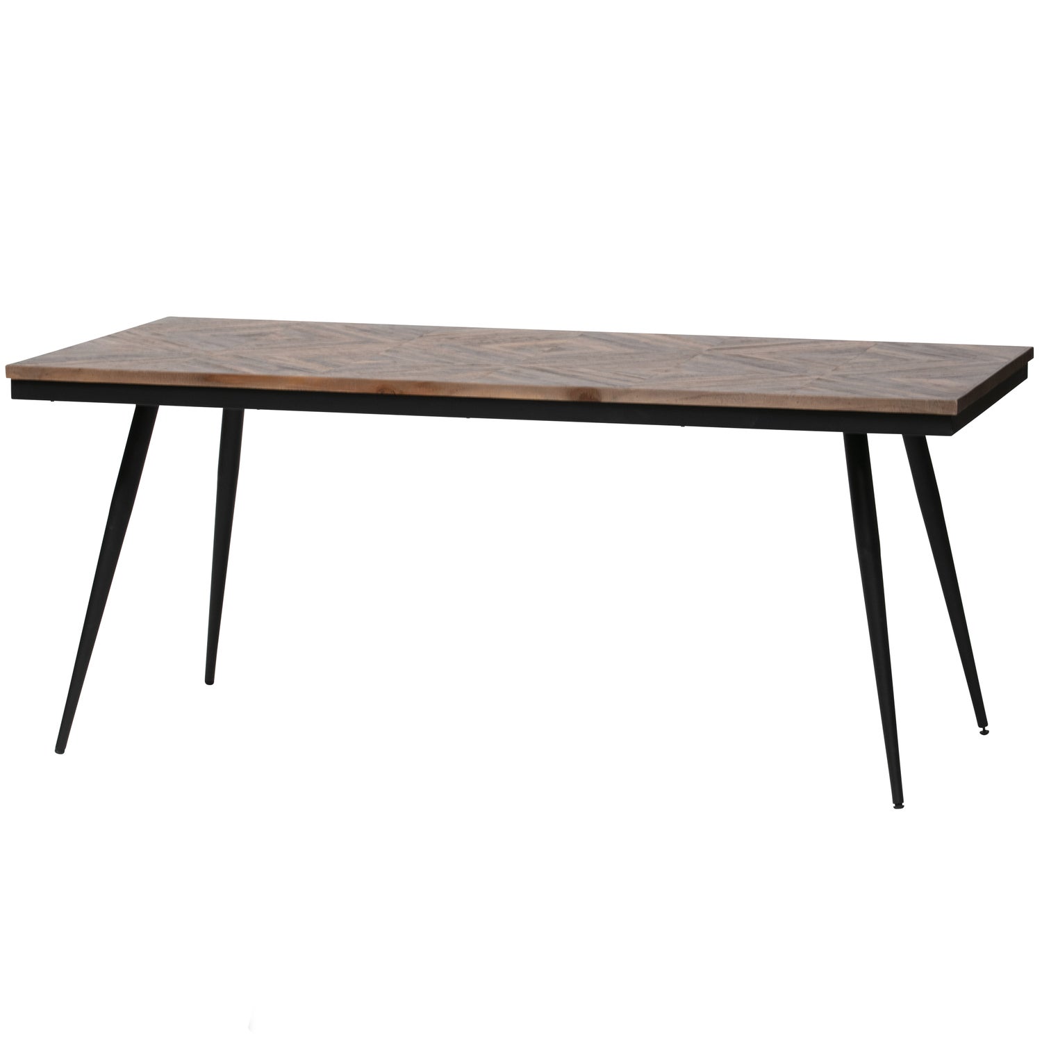 Rhombic Eettafel 180x90cm Hout/metaal