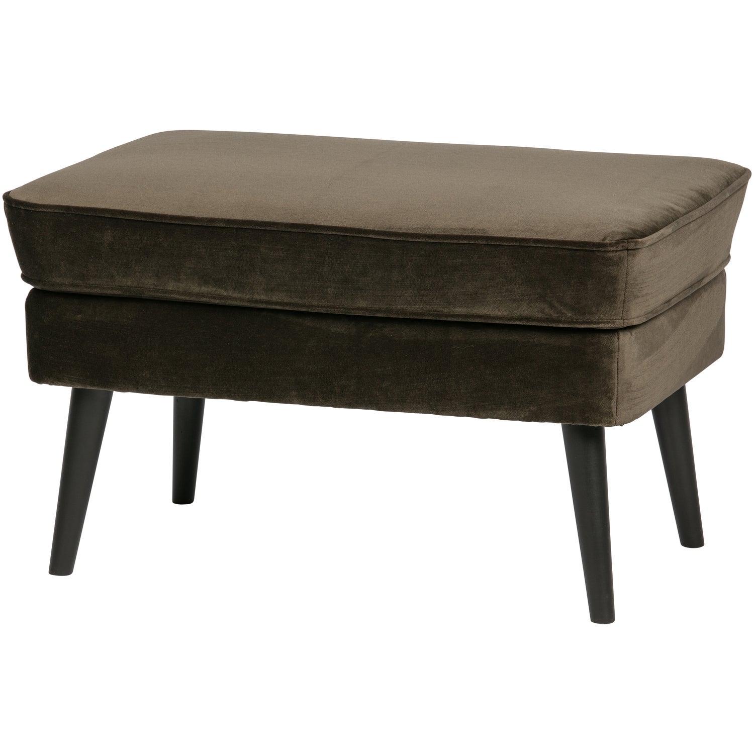 Rocco Hocker Fluweel Warm Groen