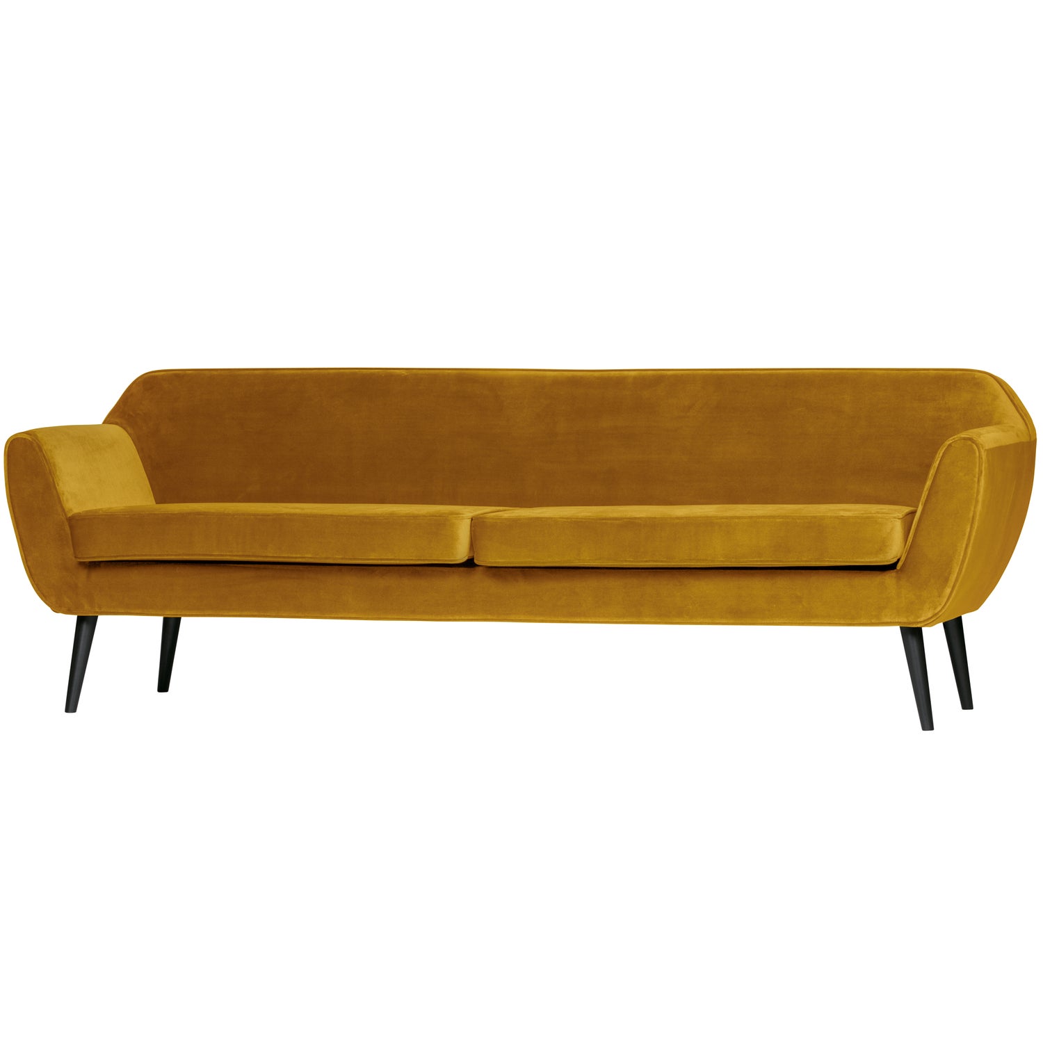 Rocco Xl Sofa 230 Cm Fluweel Oker