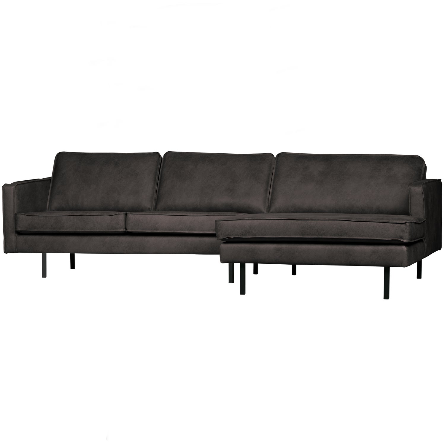 Rodeo Chaise Longue Rechts Zwart