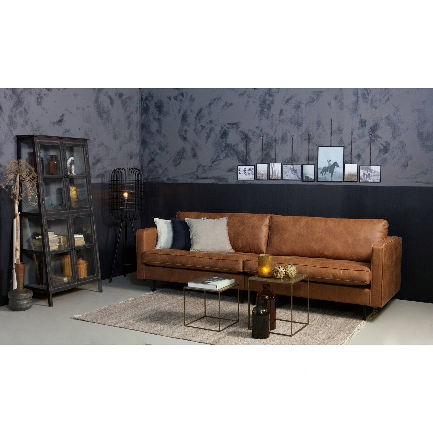 Rodeo Classic Bank 3-zits Cognac
