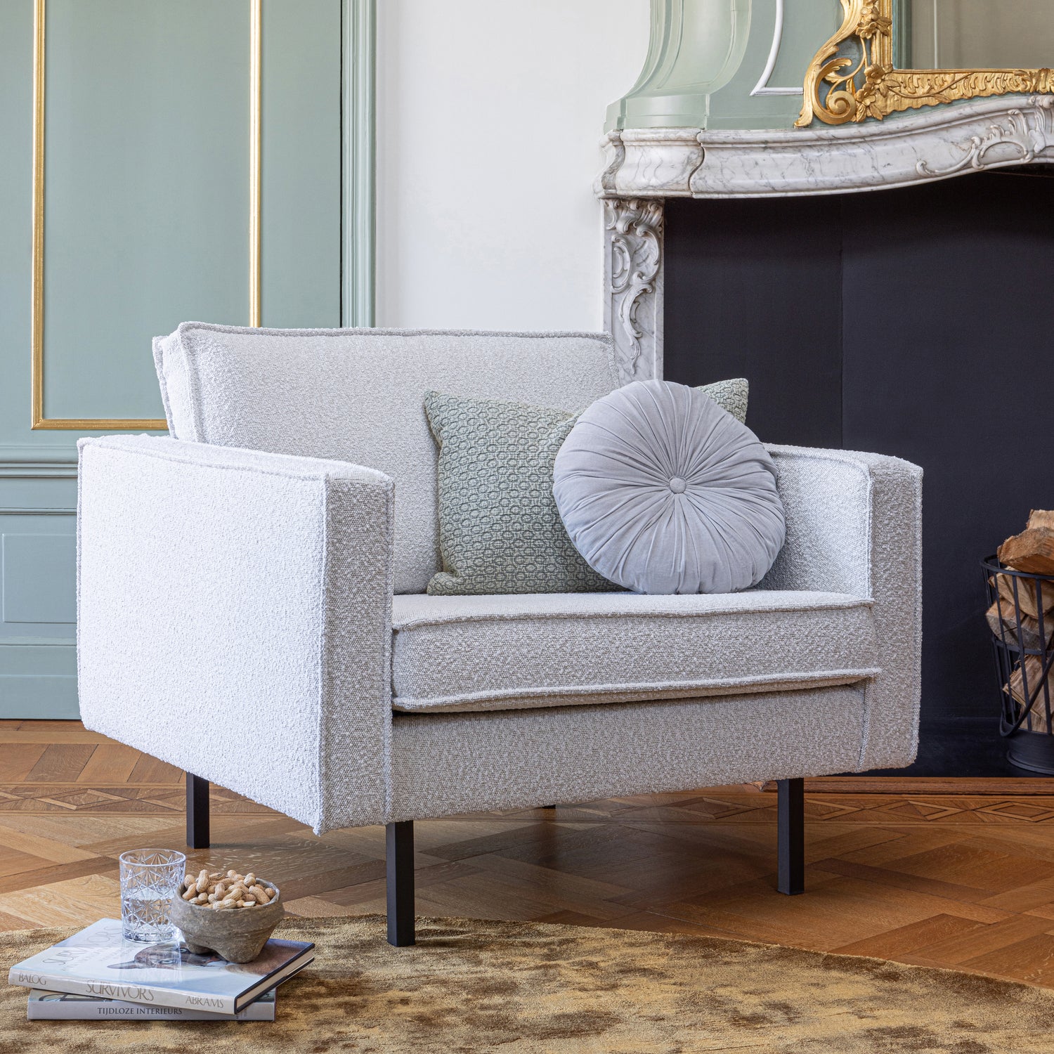 Rodeo Fauteuil BouclÉ Naturel